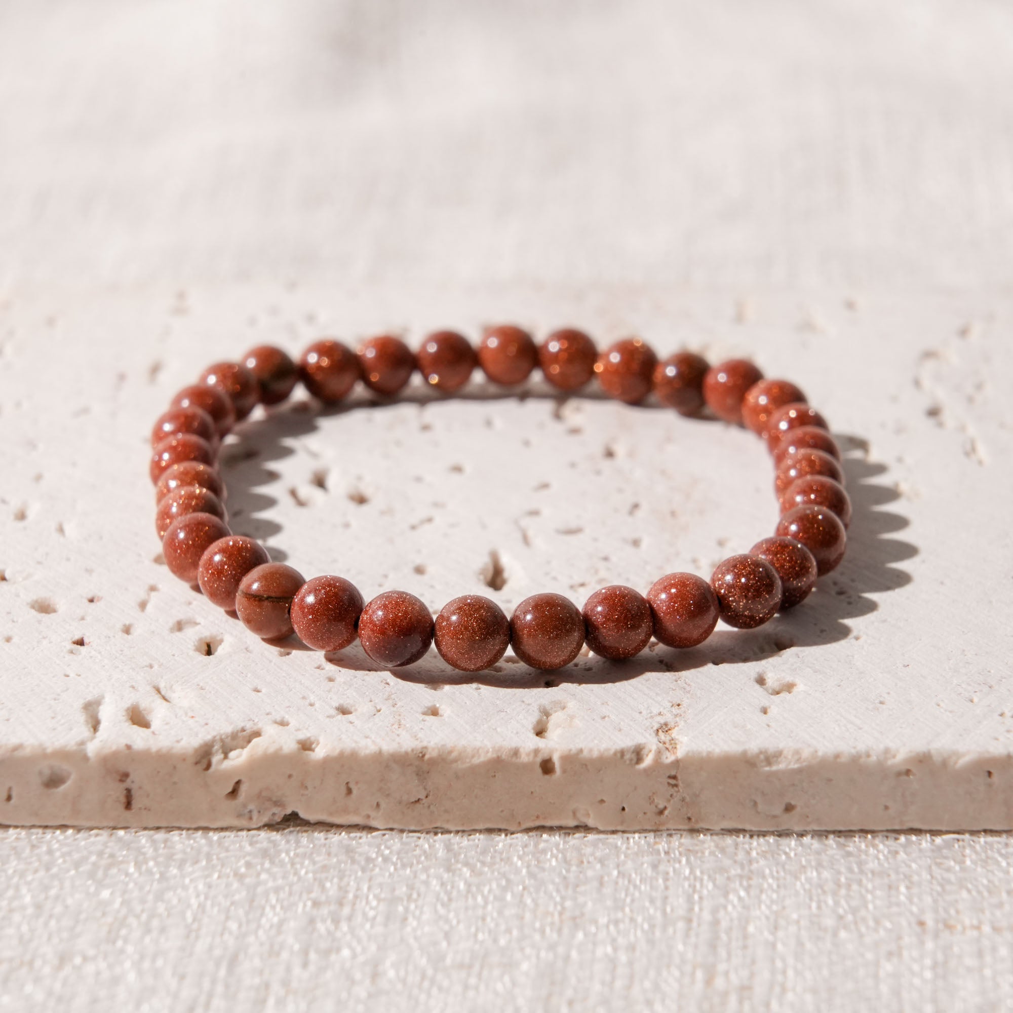 Gold Sand Stone Bracelet