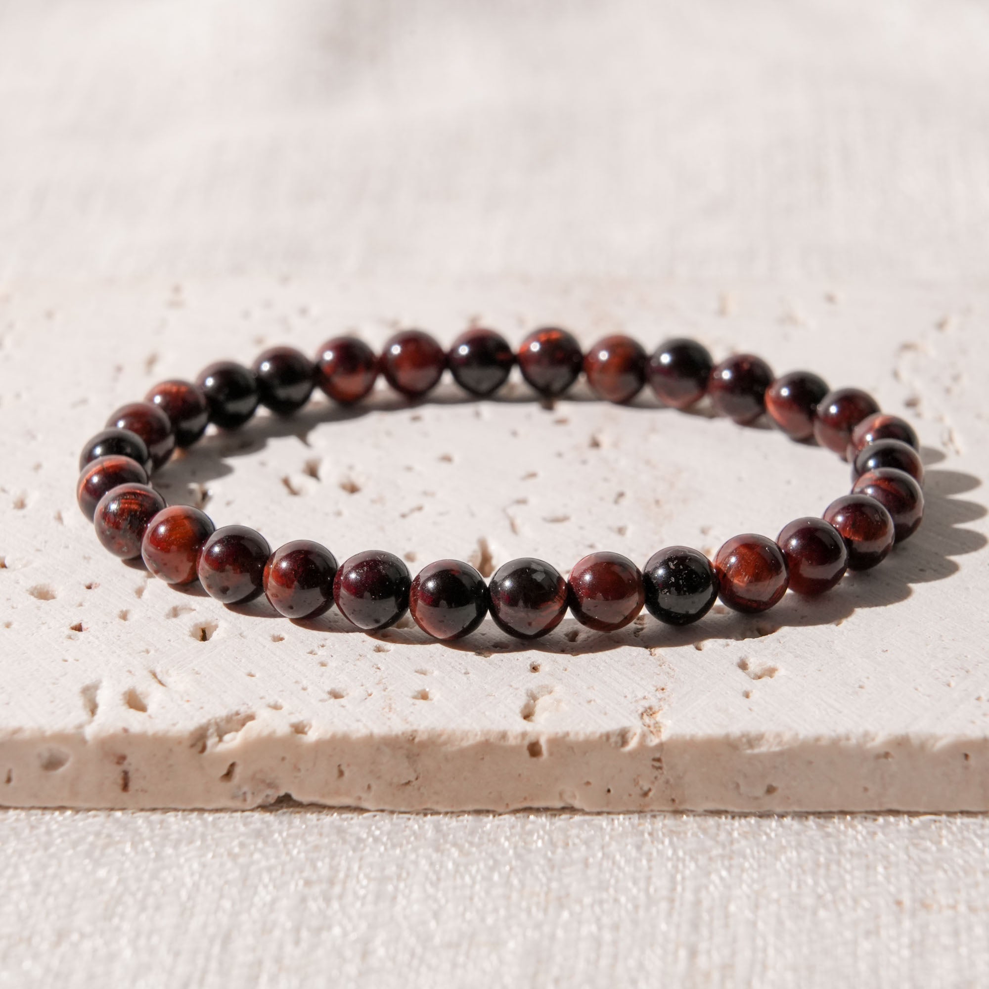 Red Tiger Eye Stone Bracelet