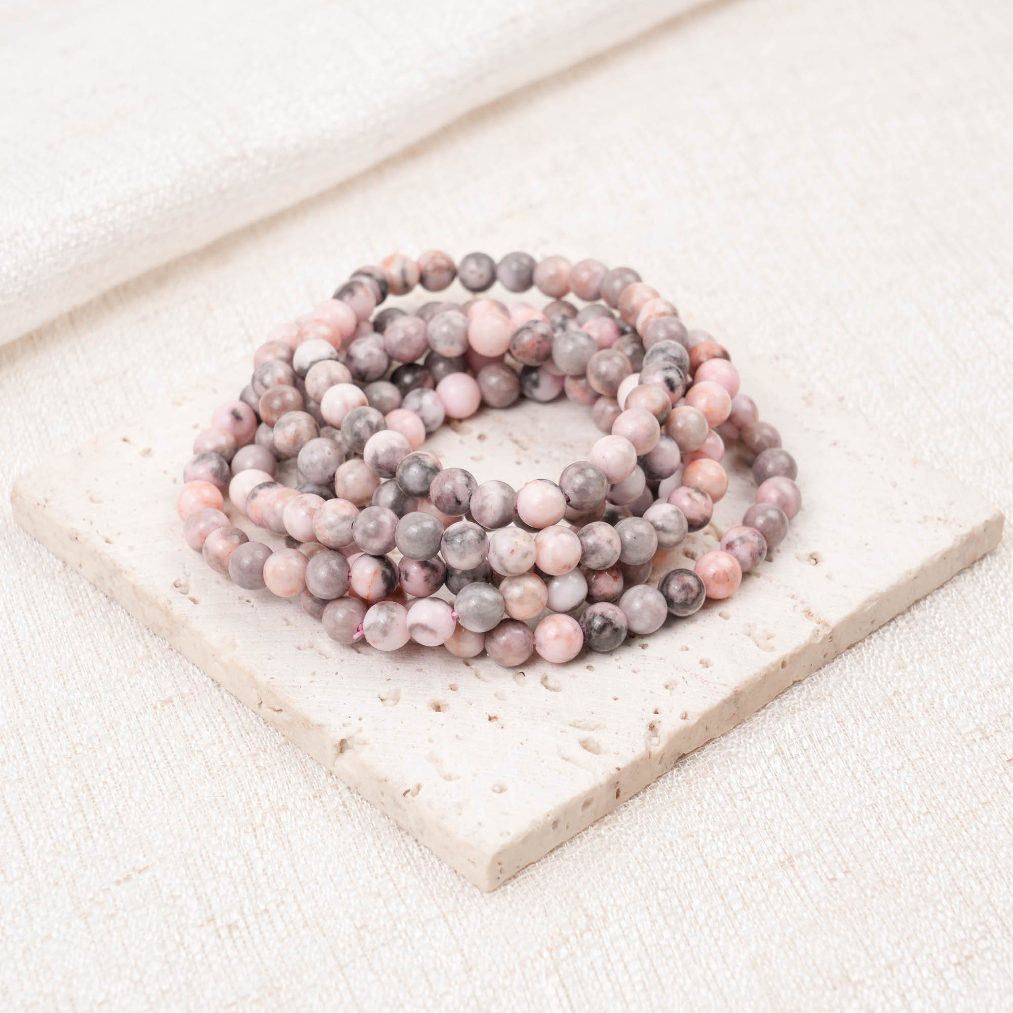 Pink Zebra Jasper Bracelet