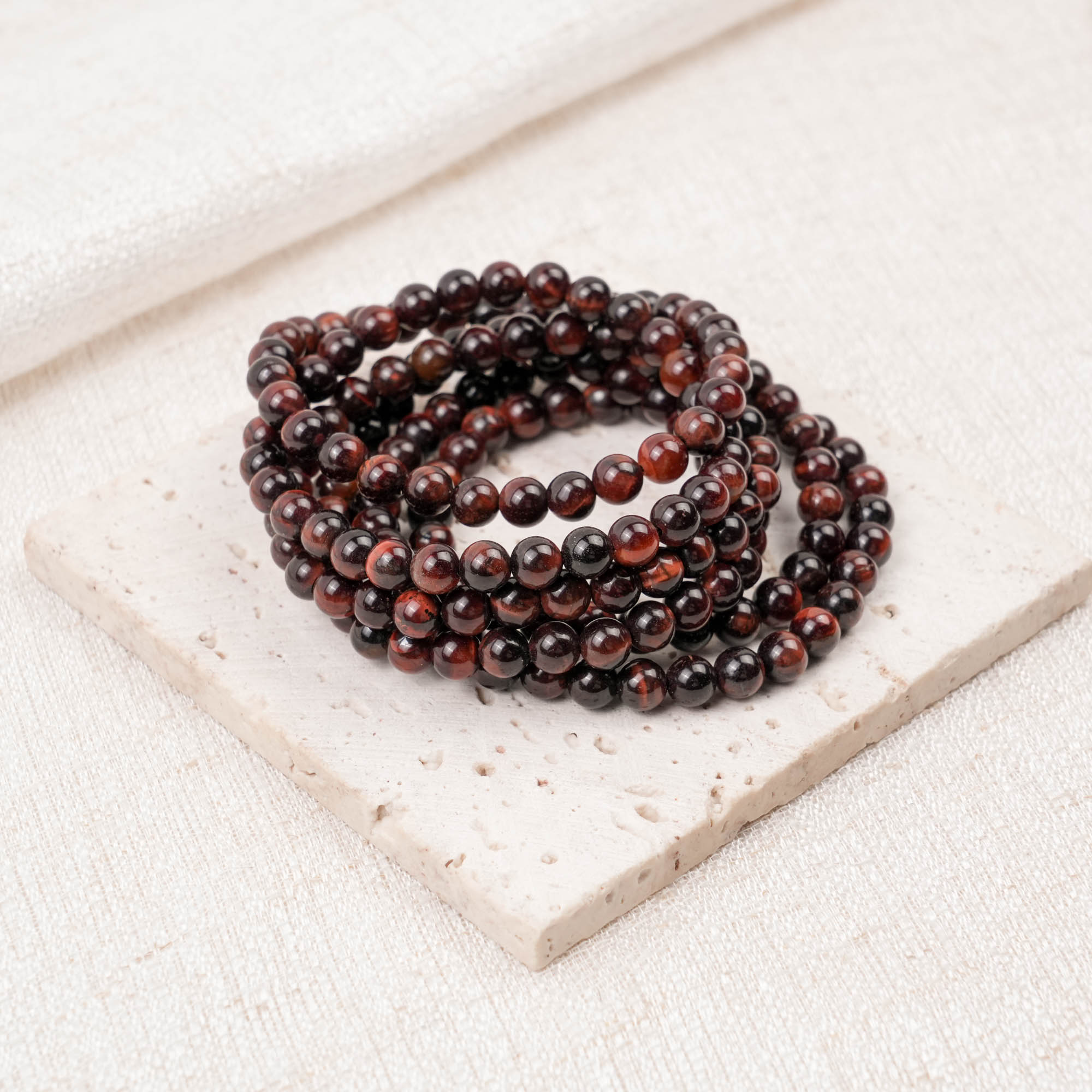 Red Tiger Eye Stone Bracelet