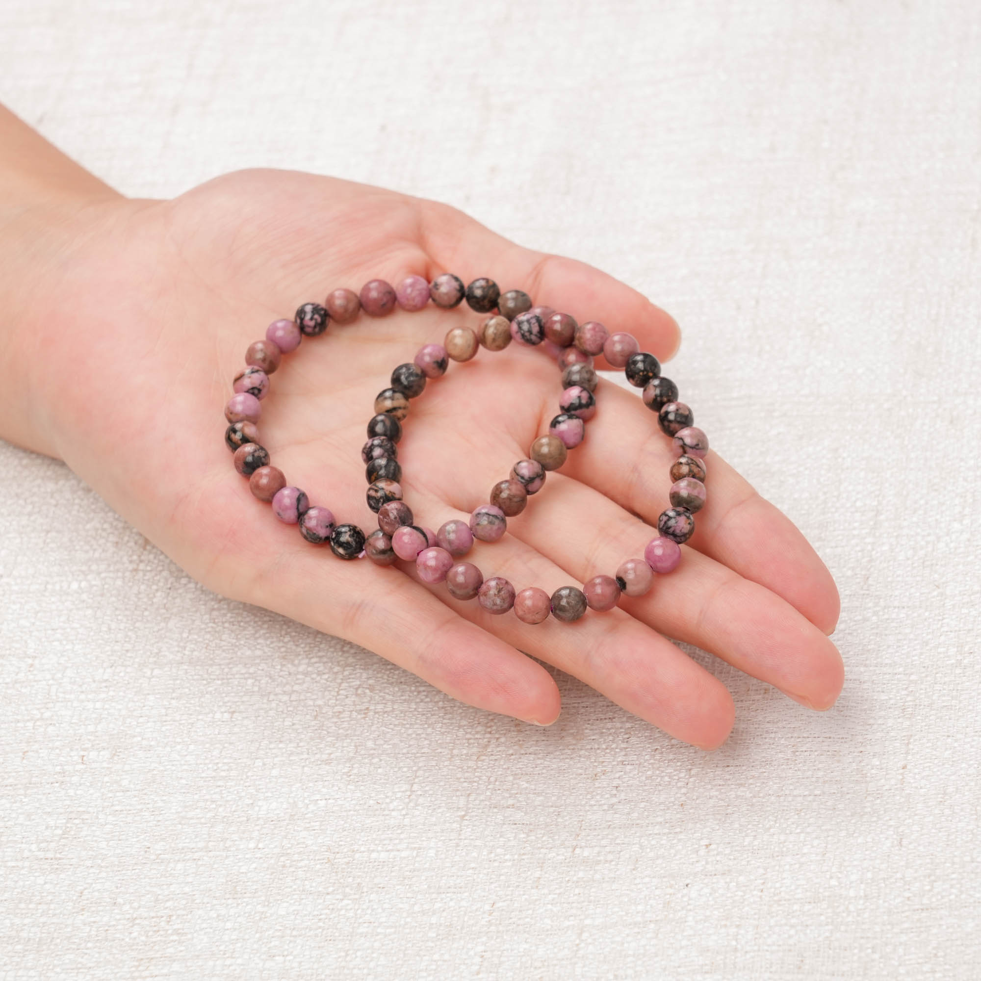 Black Rhodonite Bracelet