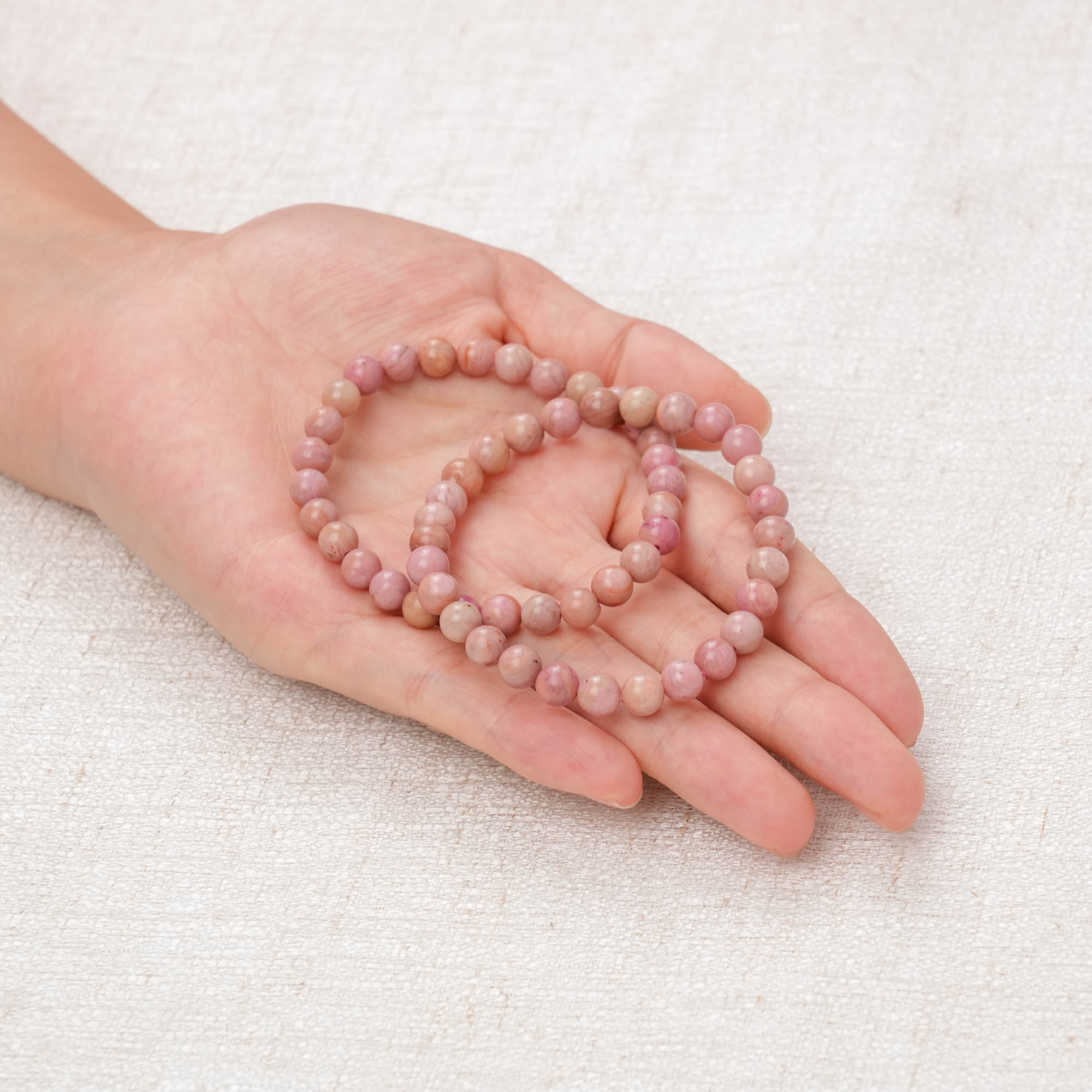 Pink Rhodonite Bracelet