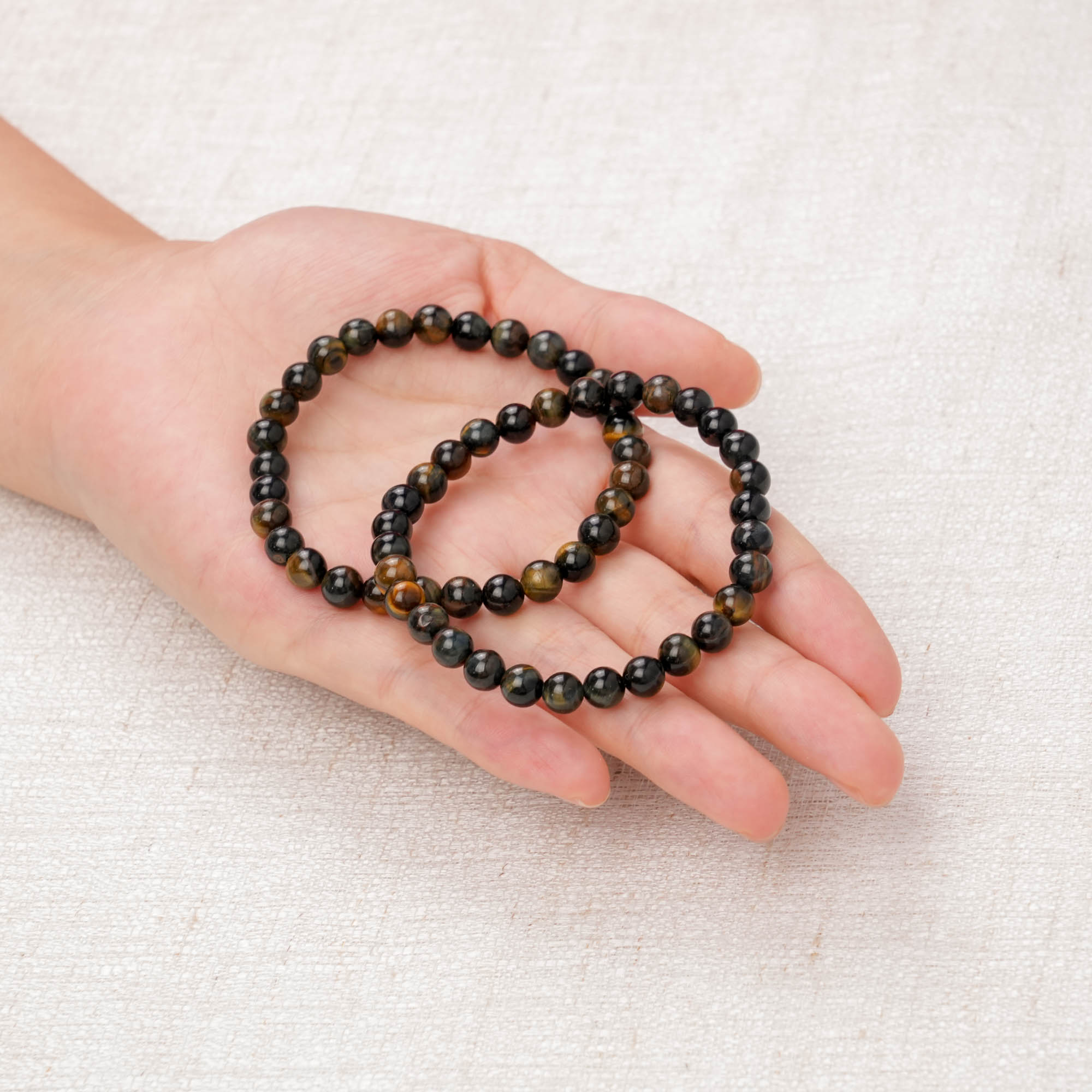 Blue Tiger Eye Stone Bracelet