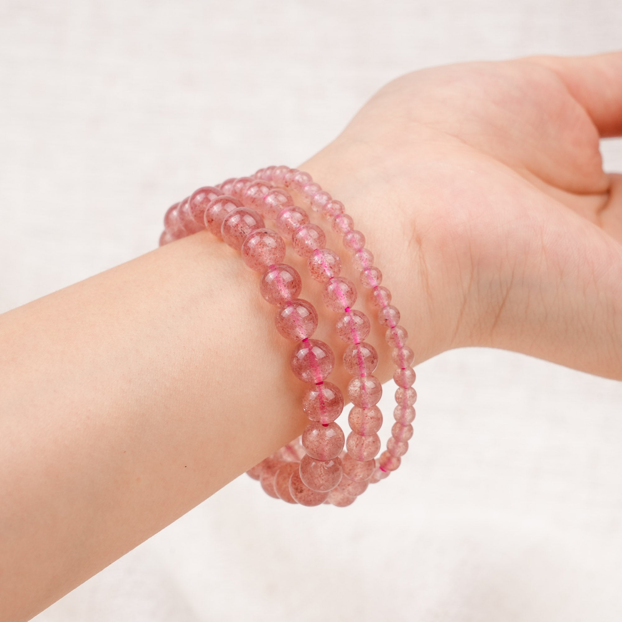 Strawberry Quartz Bracelet