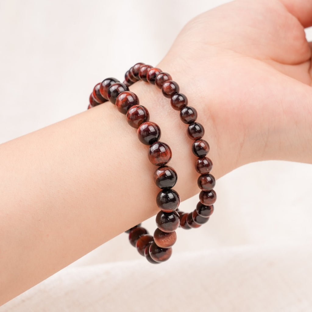 Red Tiger Eye Stone Bracelet
