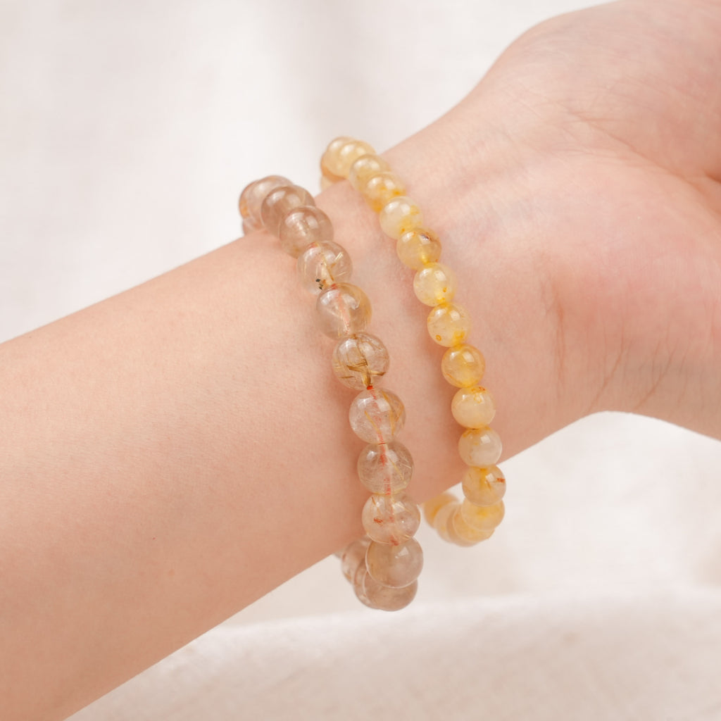 Golden Rutile Quartz Bracelet