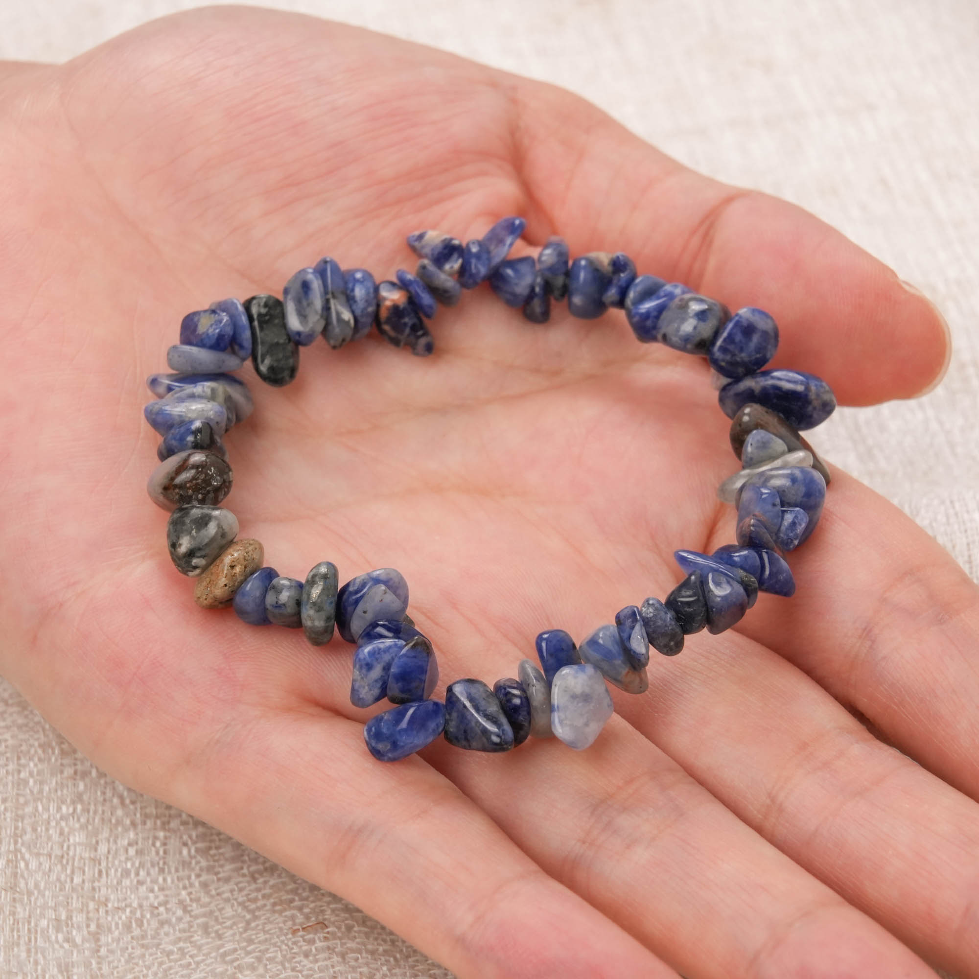 Sodalite Chip Bracelet
