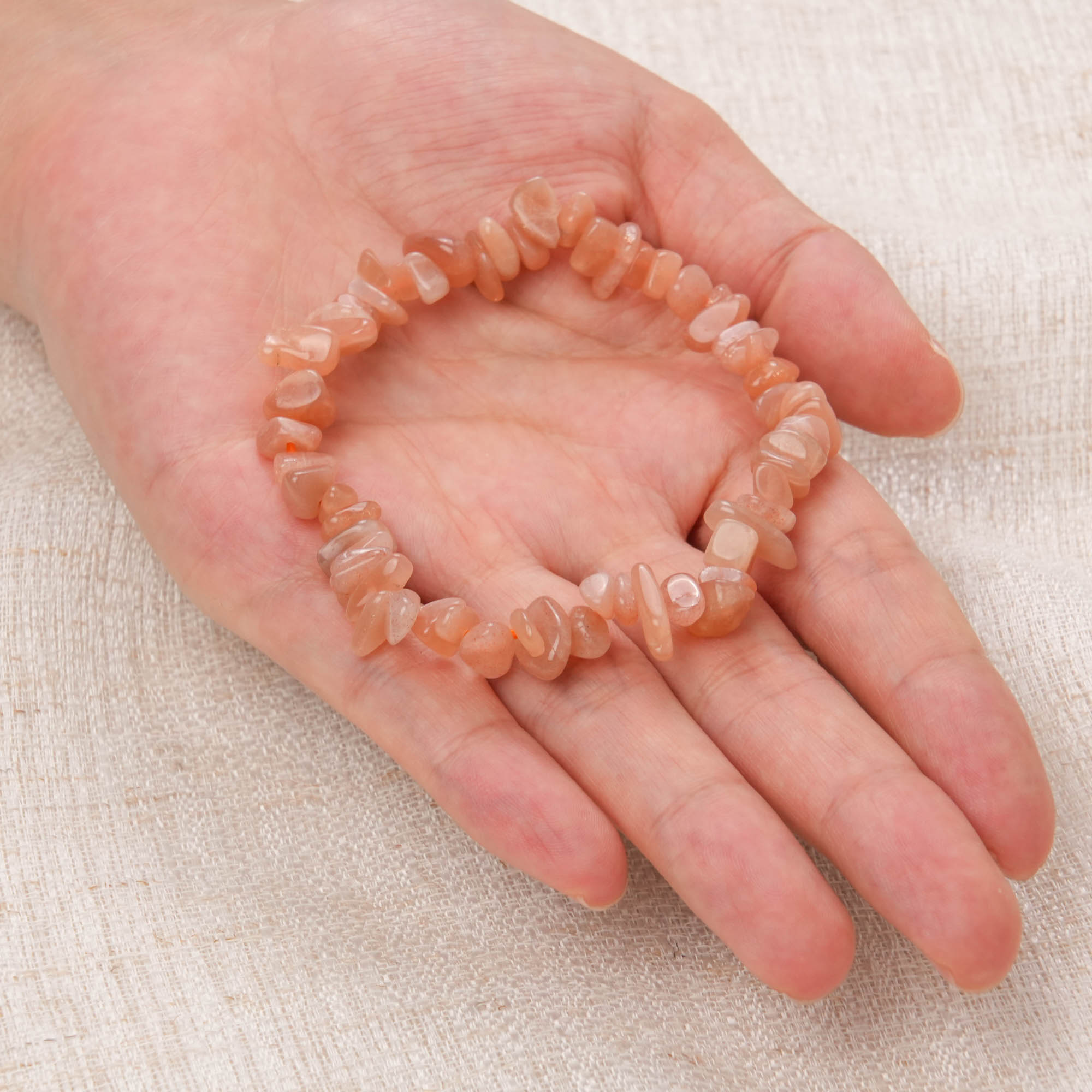 Golden Sun Stone Chip Bracelet