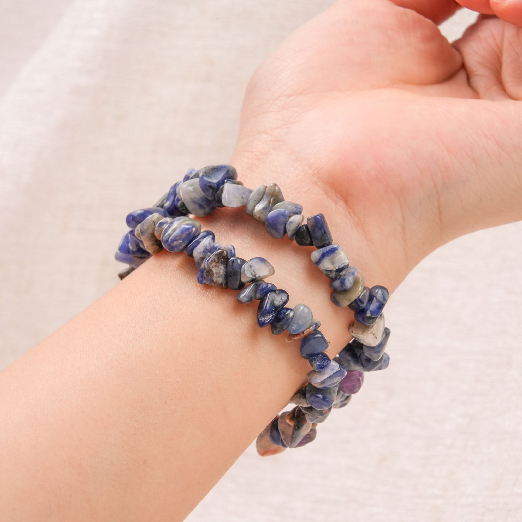Sodalite Chip Bracelet