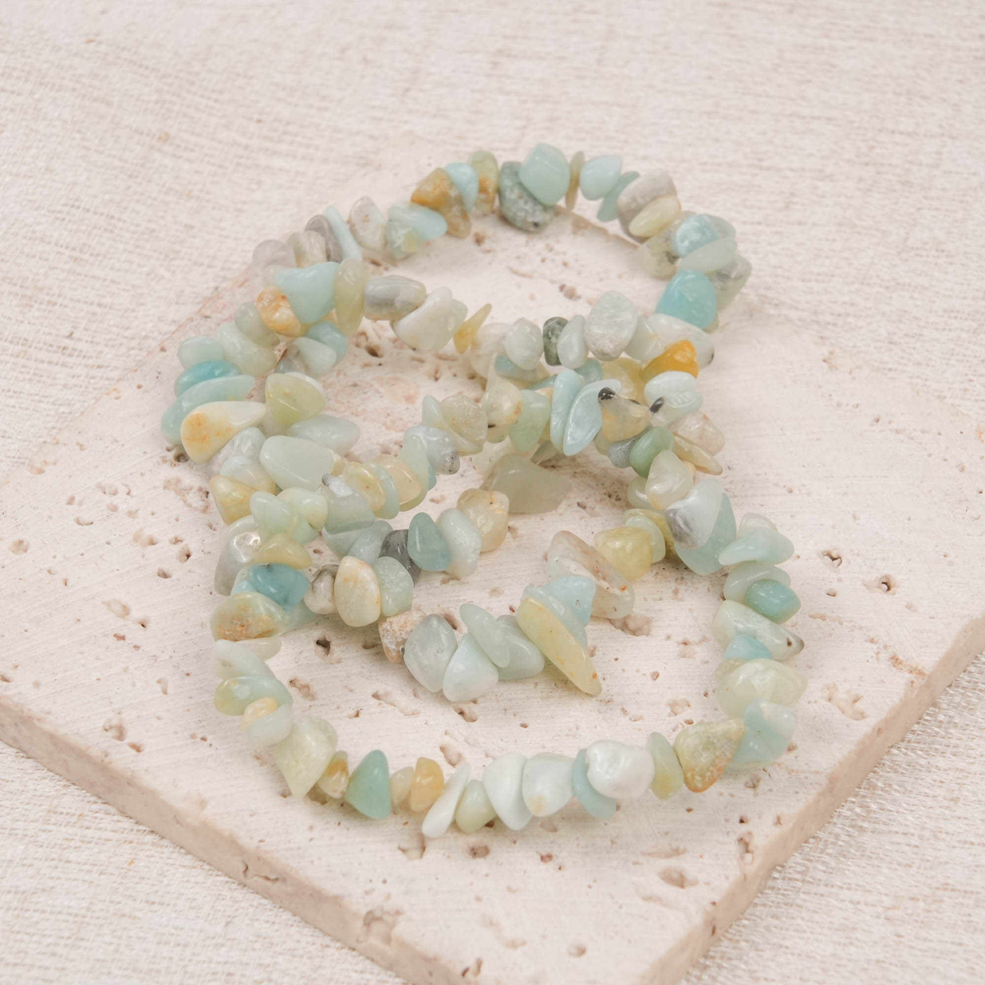 Amazonite Chip Bracelet