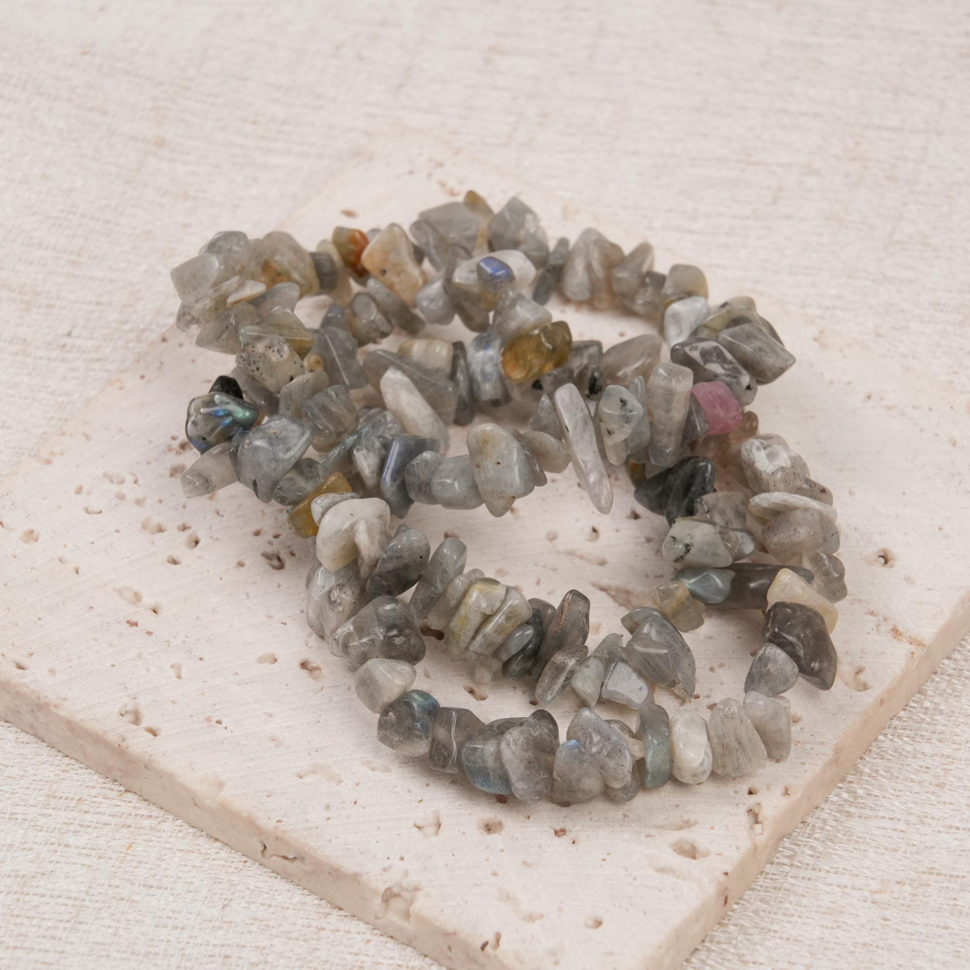 Labradorite Chip Bracelet