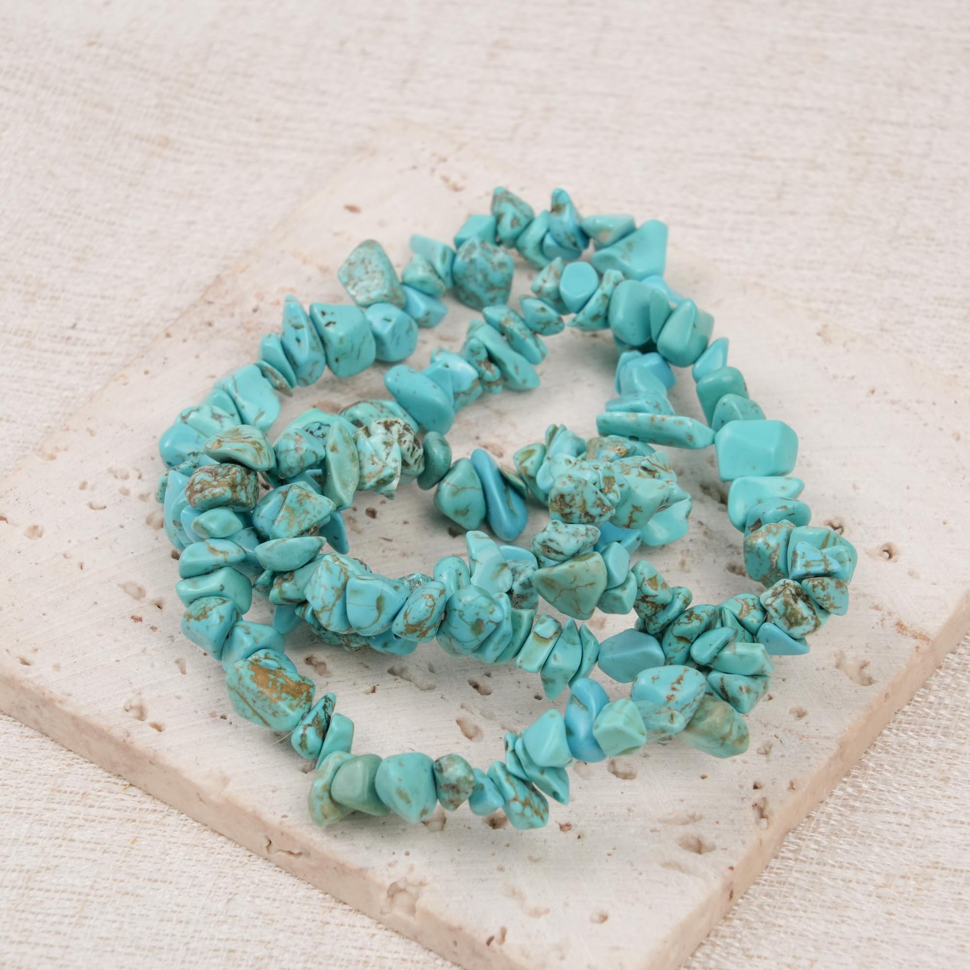 Turquoise Chip Bracelet
