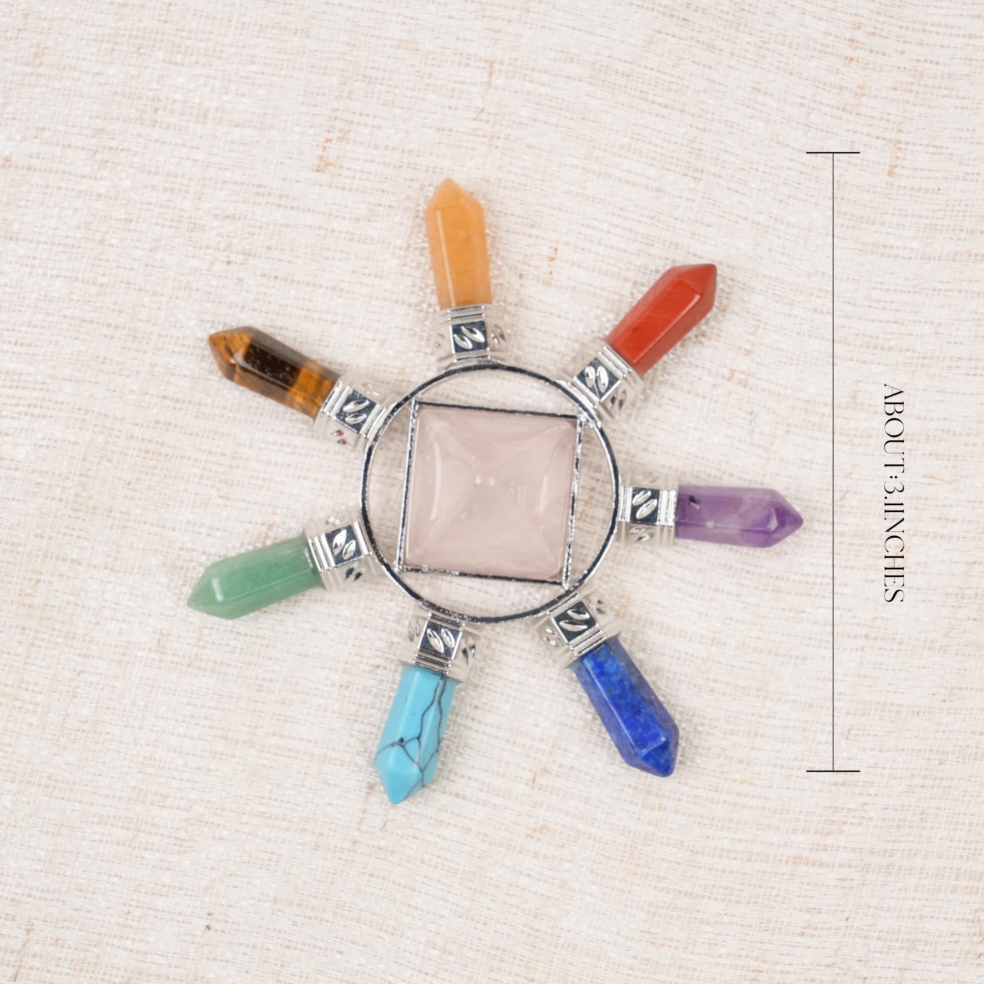 Seven Chakra Pyramid Energy Generator
