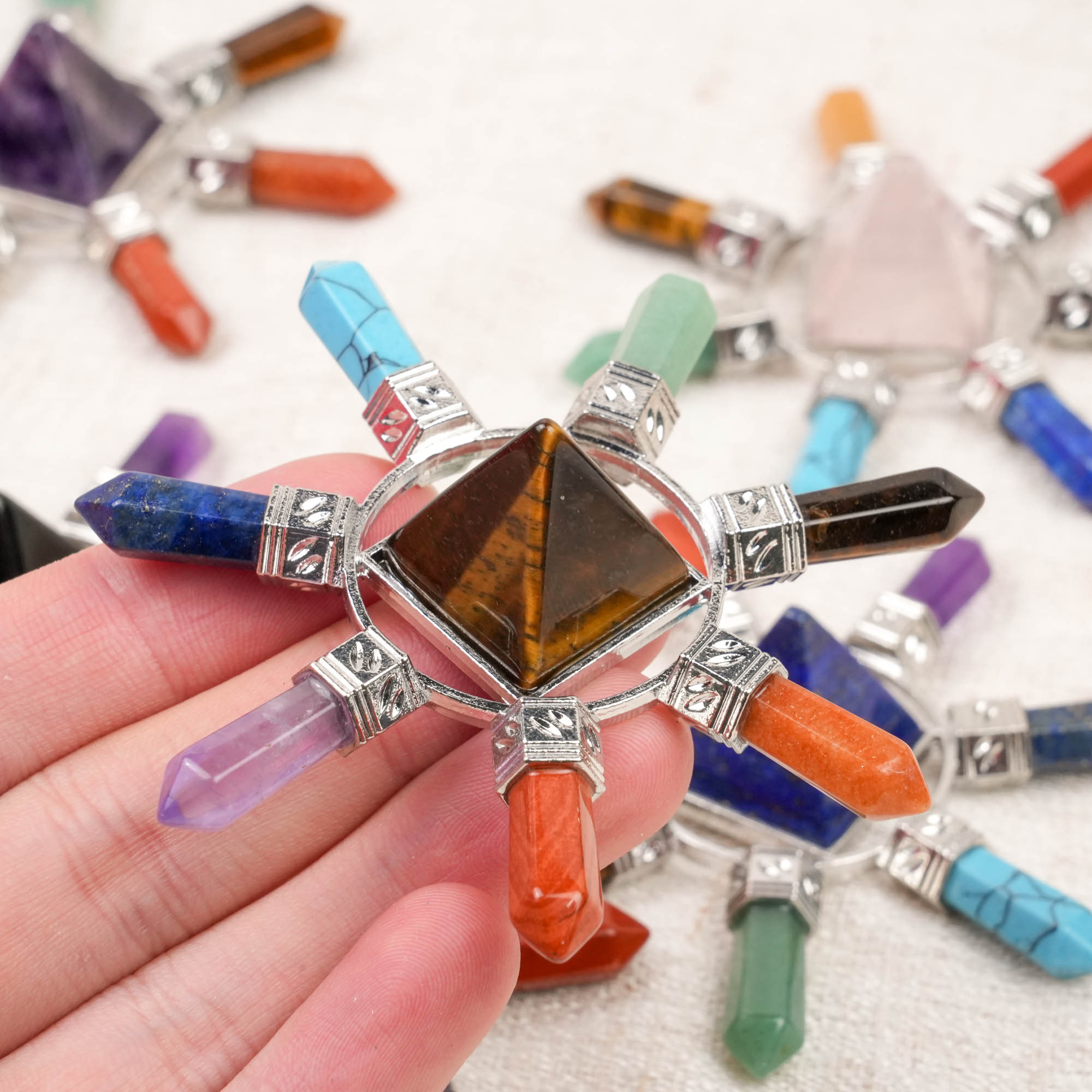 Seven Chakra Pyramid Energy Generator