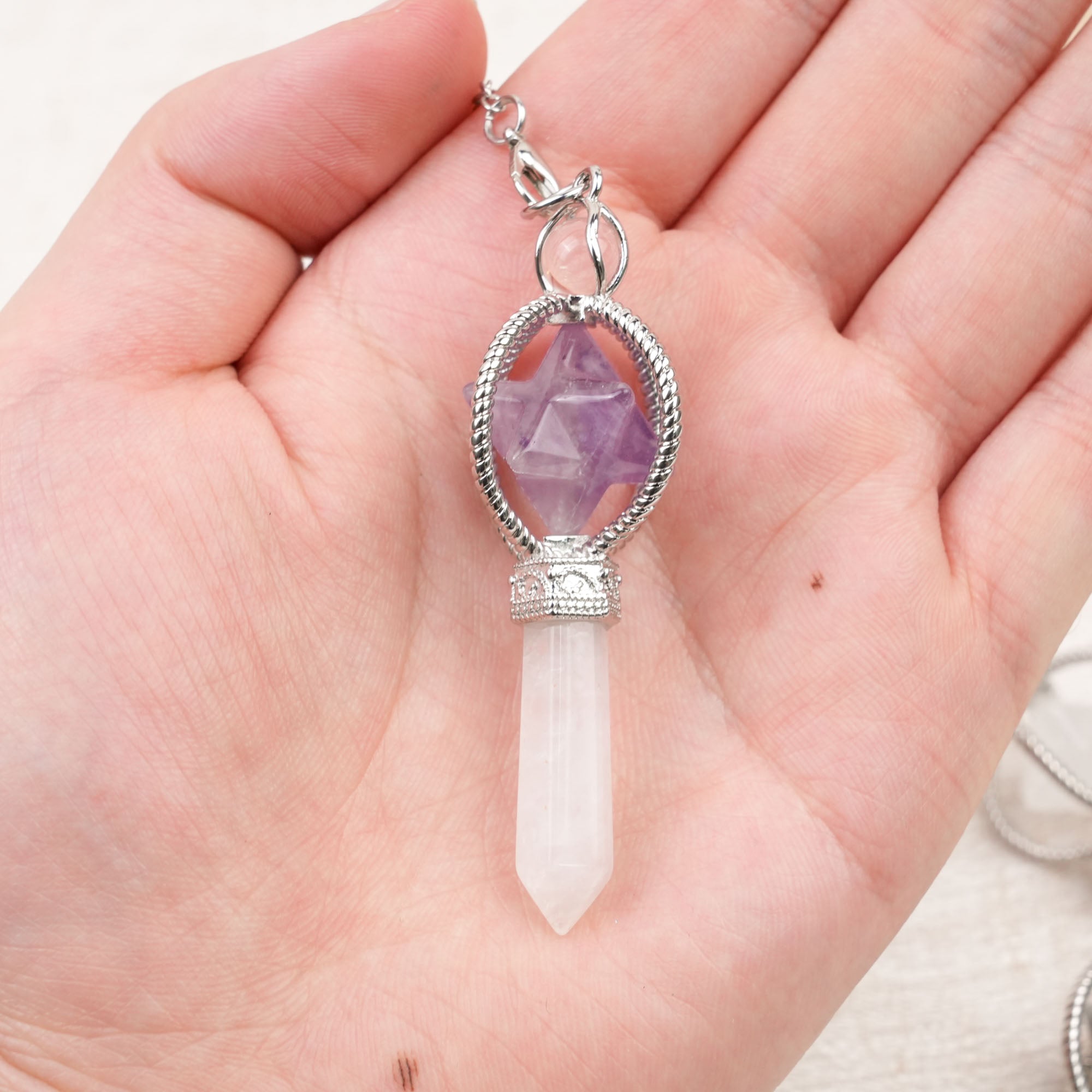 Multi-Material Spinning Merkaba Pendulum