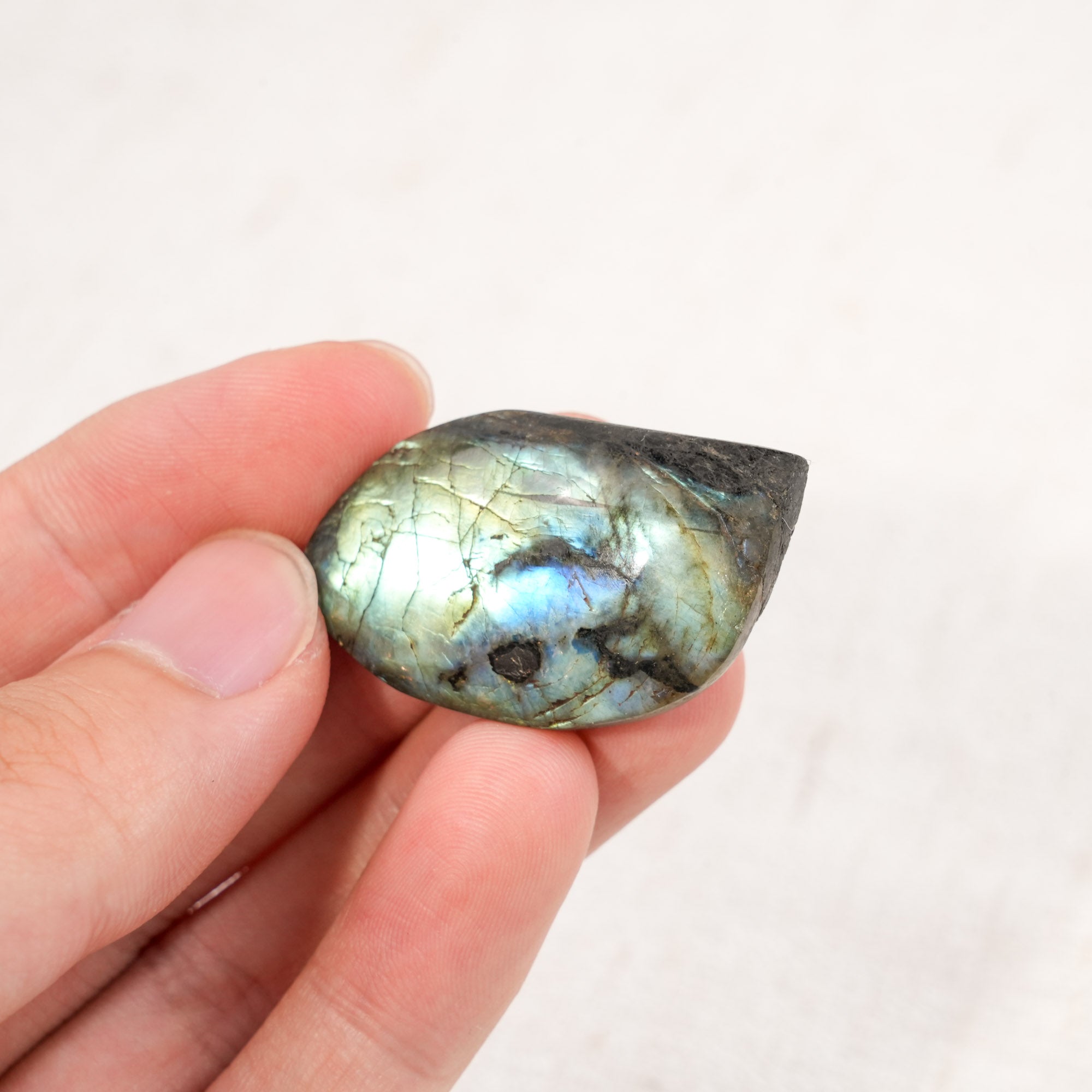 Blue Labradorite Leaves