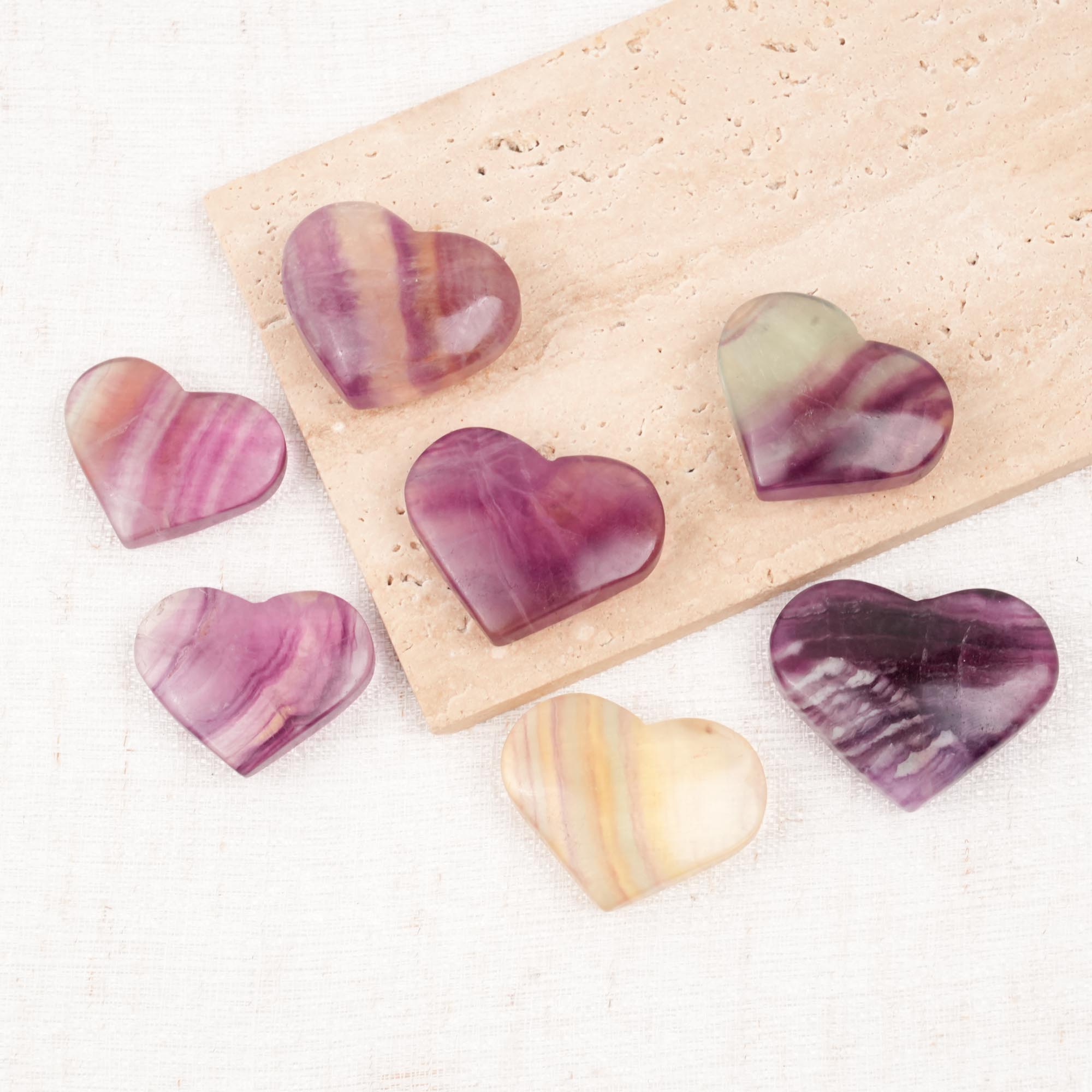 Candy Fluorite Heart