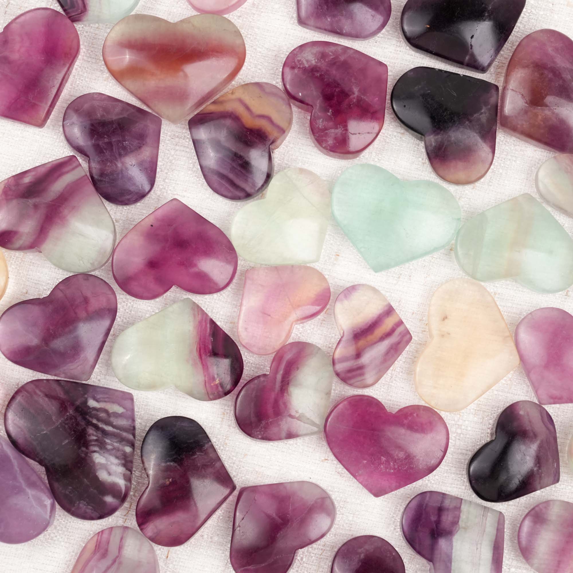 Candy Fluorite Heart