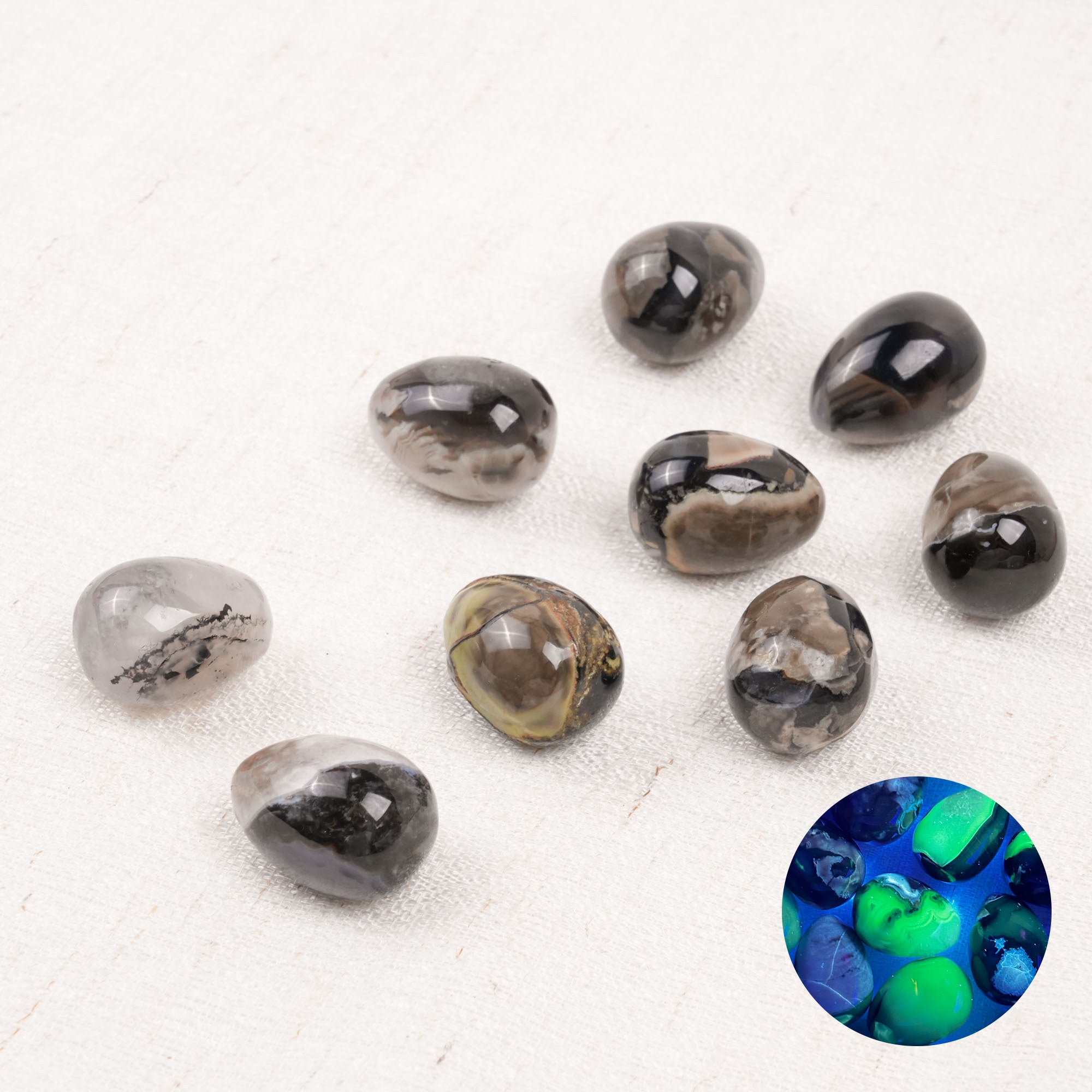 Volcano Agate Tumbled Stone