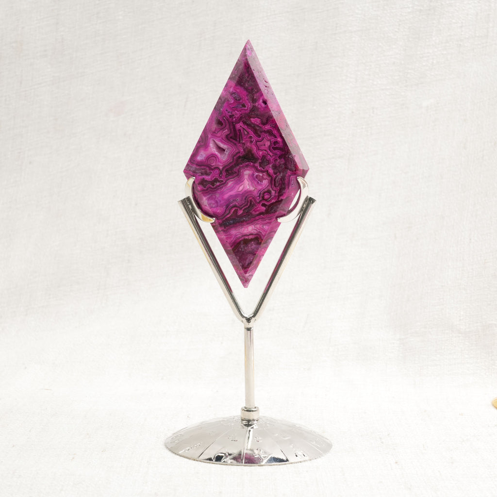 Red Mexico Agate Diamond
