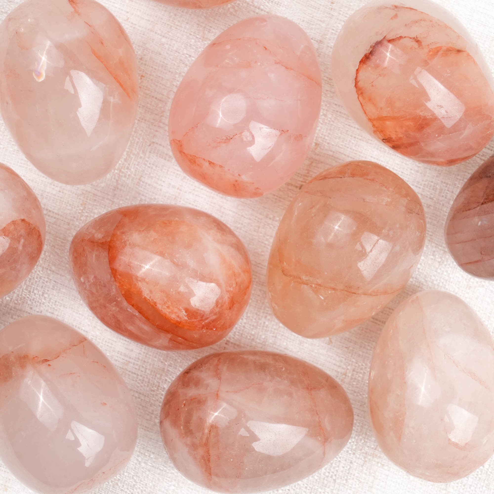Red Fire Quartz Egg