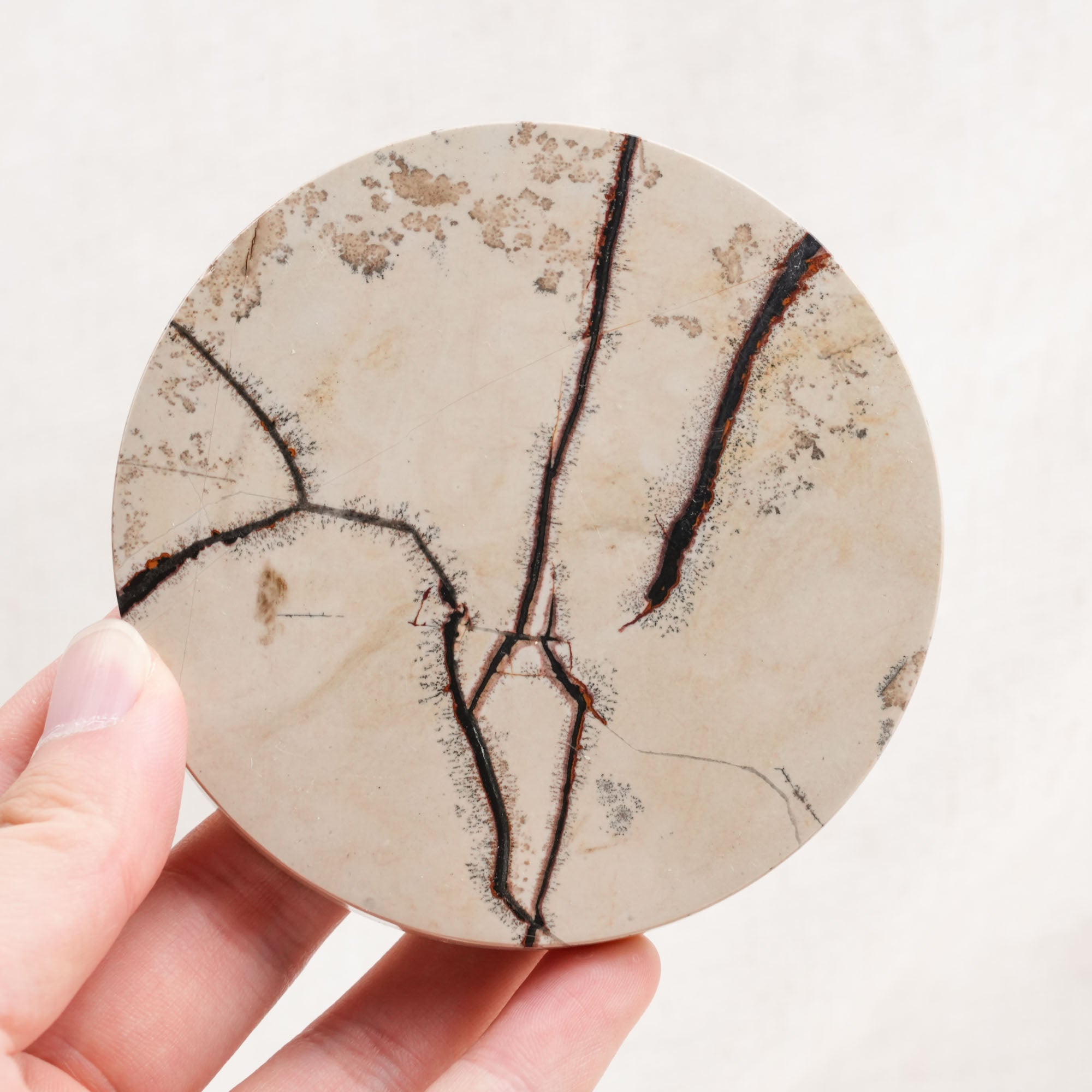 Picture Jasper Round Plate