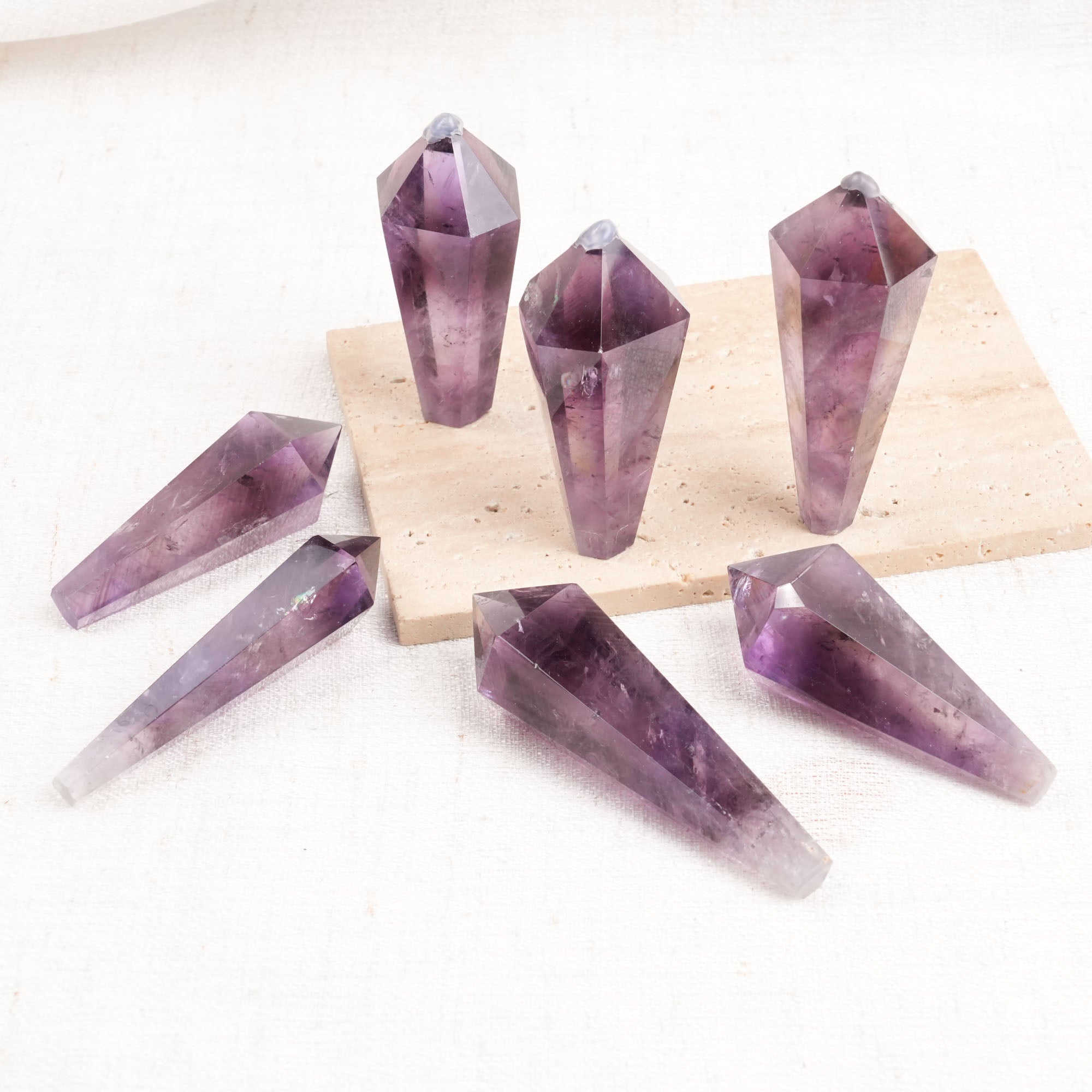 Amethyst Tumbled Wand Point