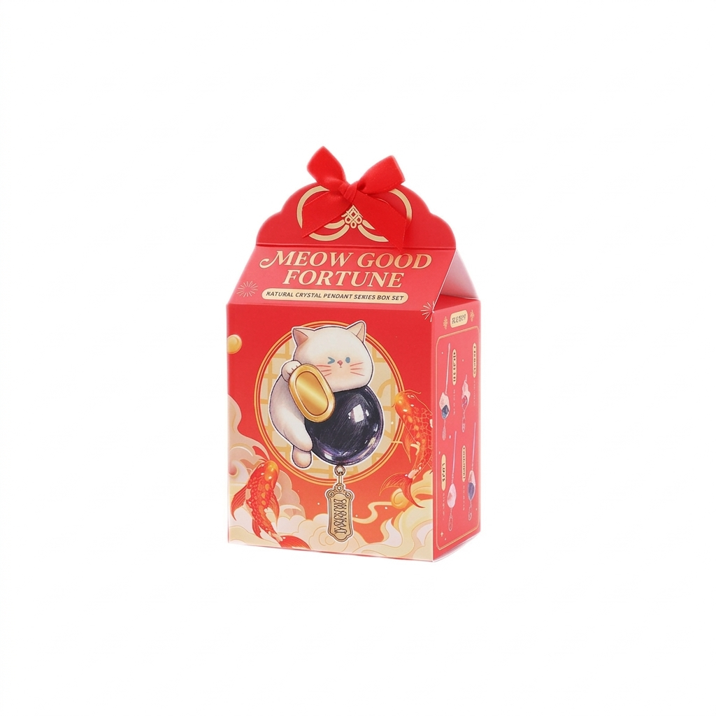 Mystery Cat Keychain  Box