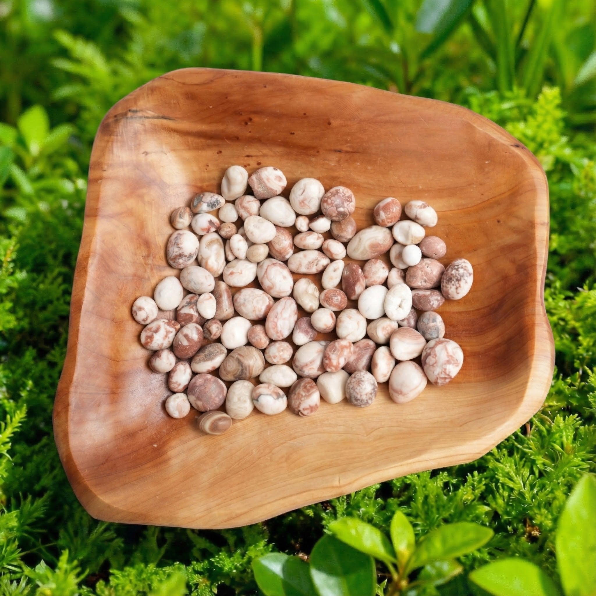 Amber Calcite Tumble