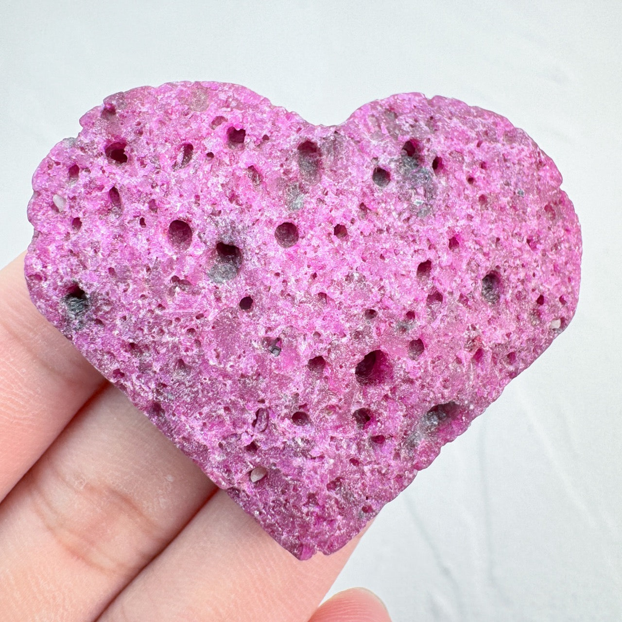 Natural Ruby Heart Gemstone Pendant