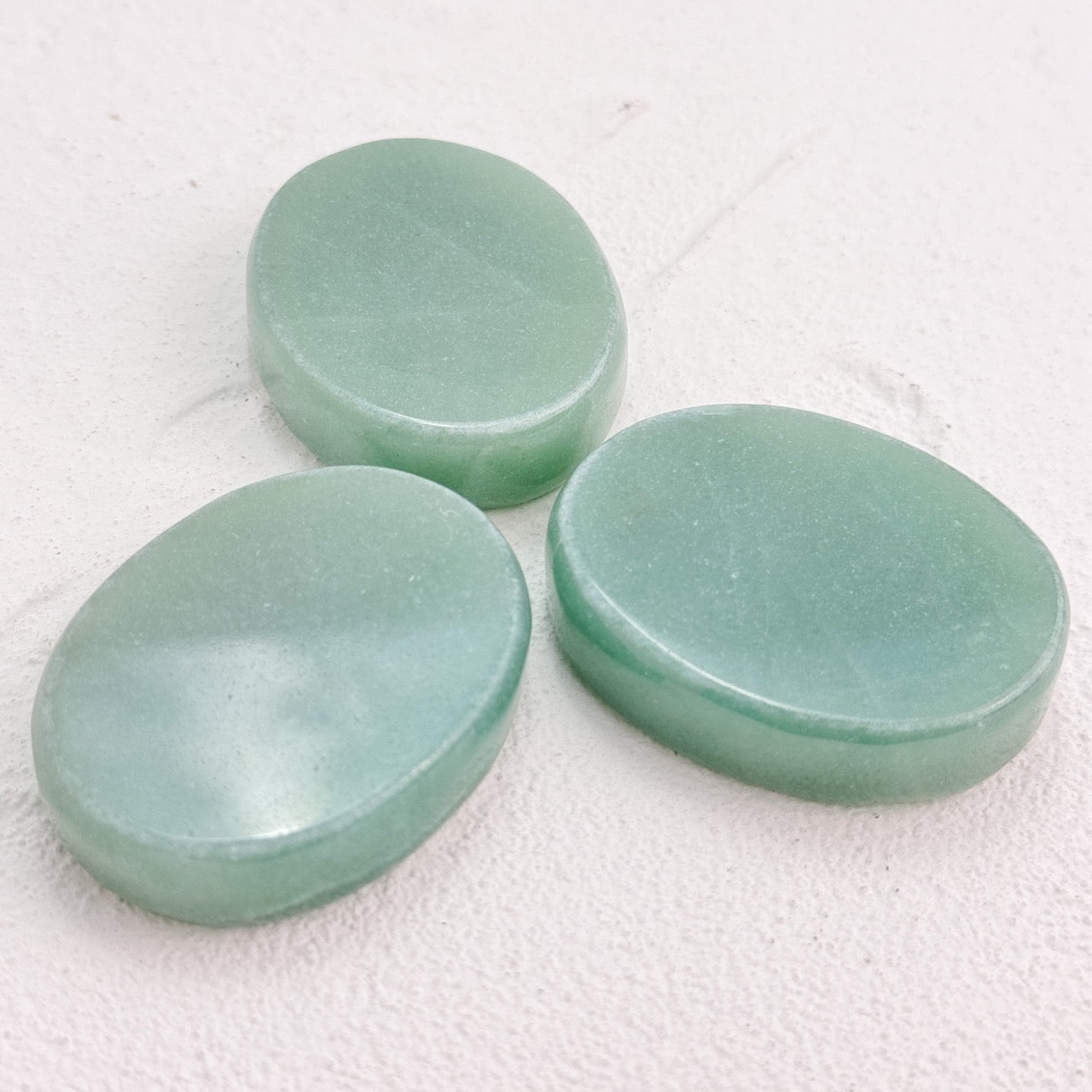 Genuine Green Aventurine Palmstone for Manifestation