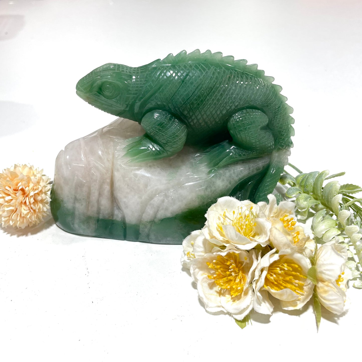 Green Aventurine Lizard