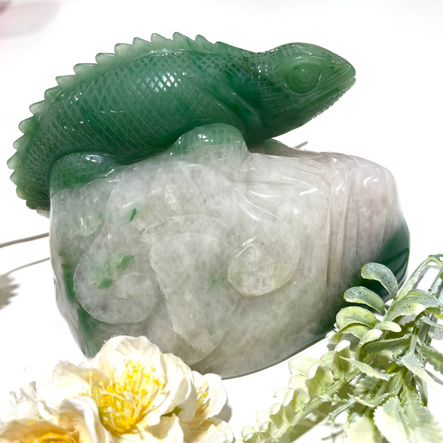 Green Aventurine Lizard