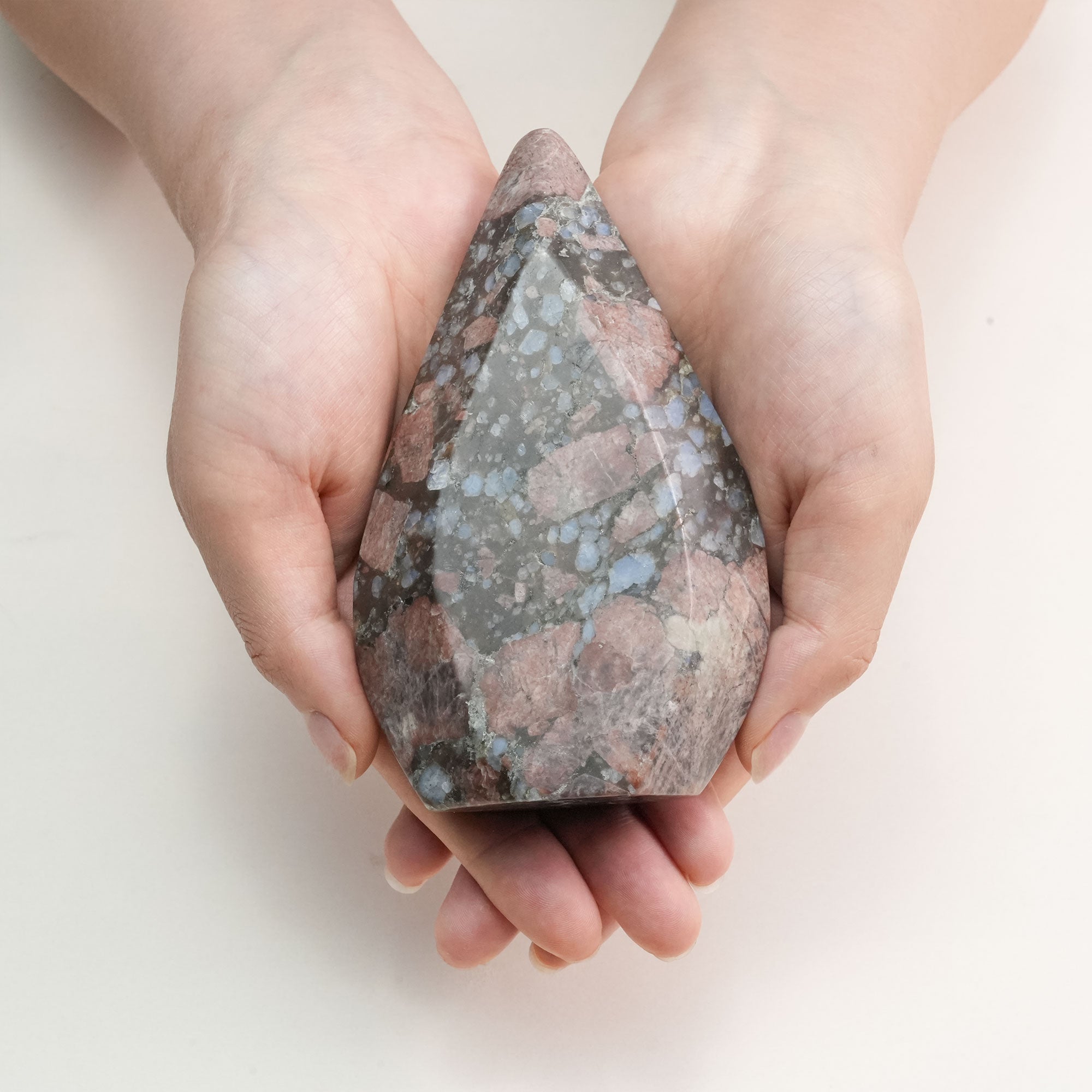 Selected Llanite Blue Quartz Point Spiritual Uplift and Energy Cleansing