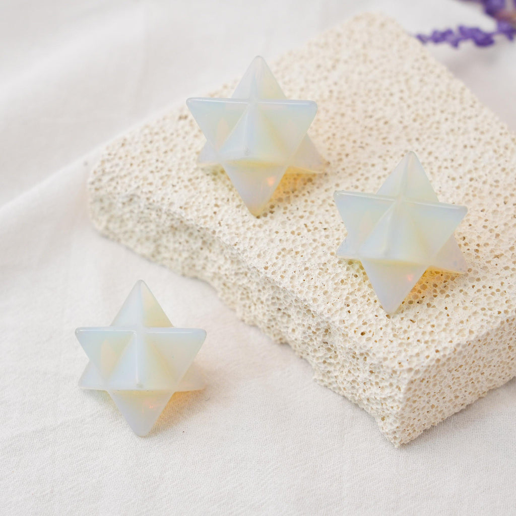 Healing Properties of Opalite Merkaba Crystal