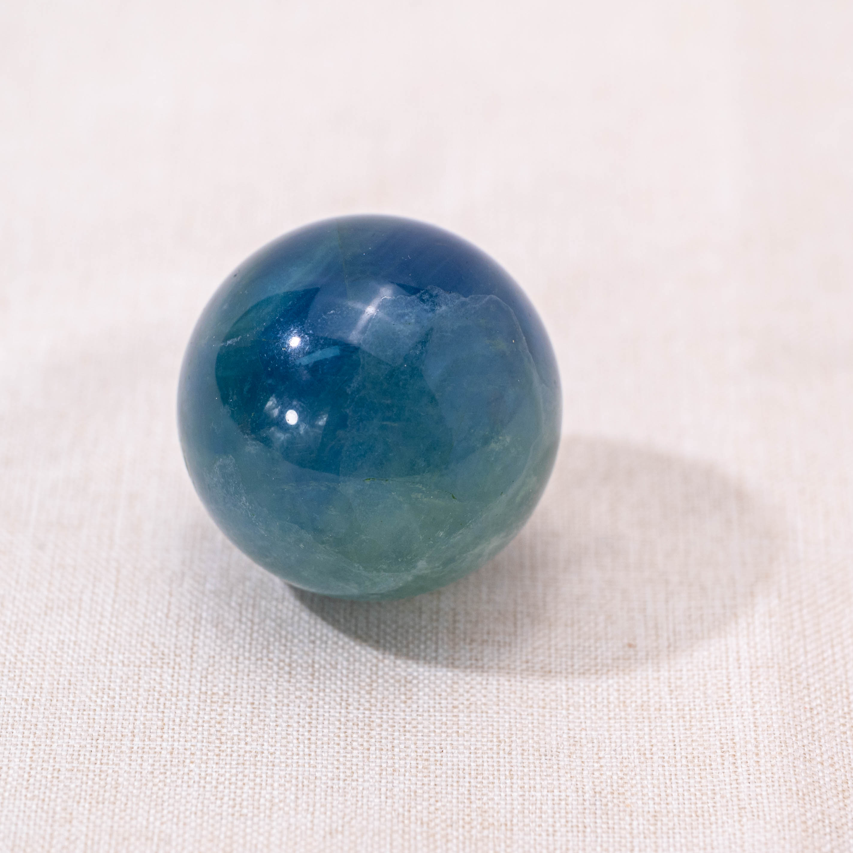 Energetic Blue Fluorite Sphere for third eye chakra
