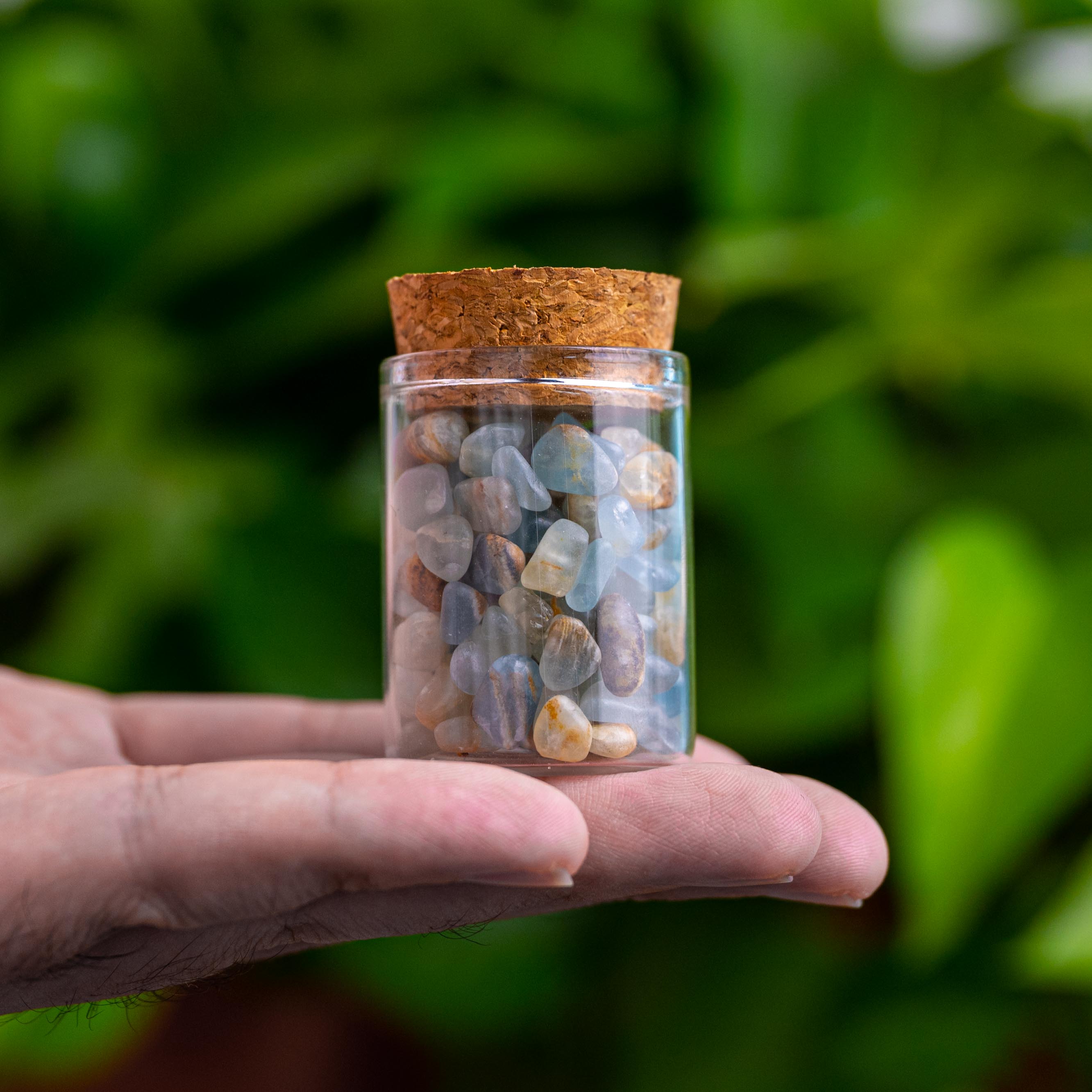 Use Blue Onyx Chips in your crystal grid for calming energy.