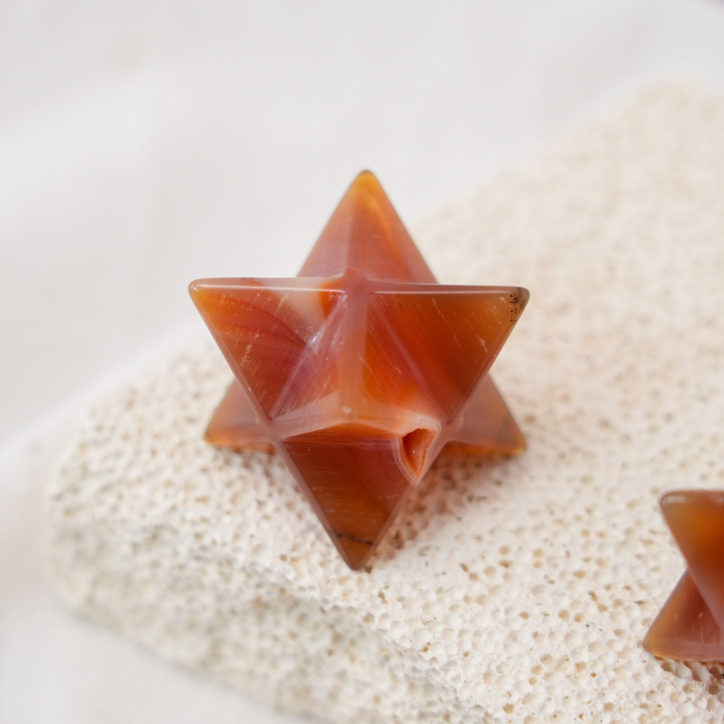 Carnelian Merkaba for sacral chakra and motivation