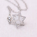 Clear Quartz Merkaba Pendulum for clarity