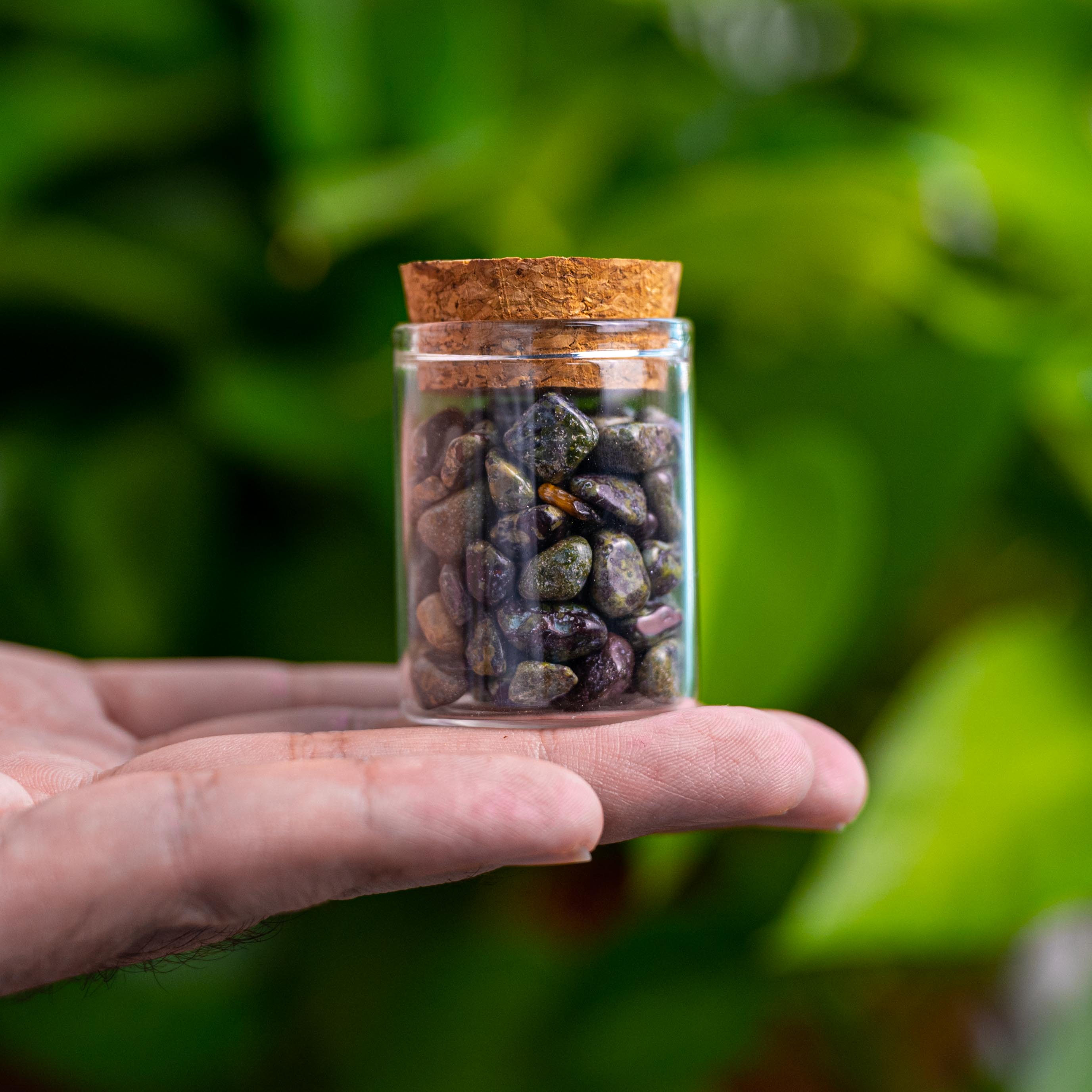 Use Dragon Blood Stone Chips in your crystal grid for powerful grounding energy.