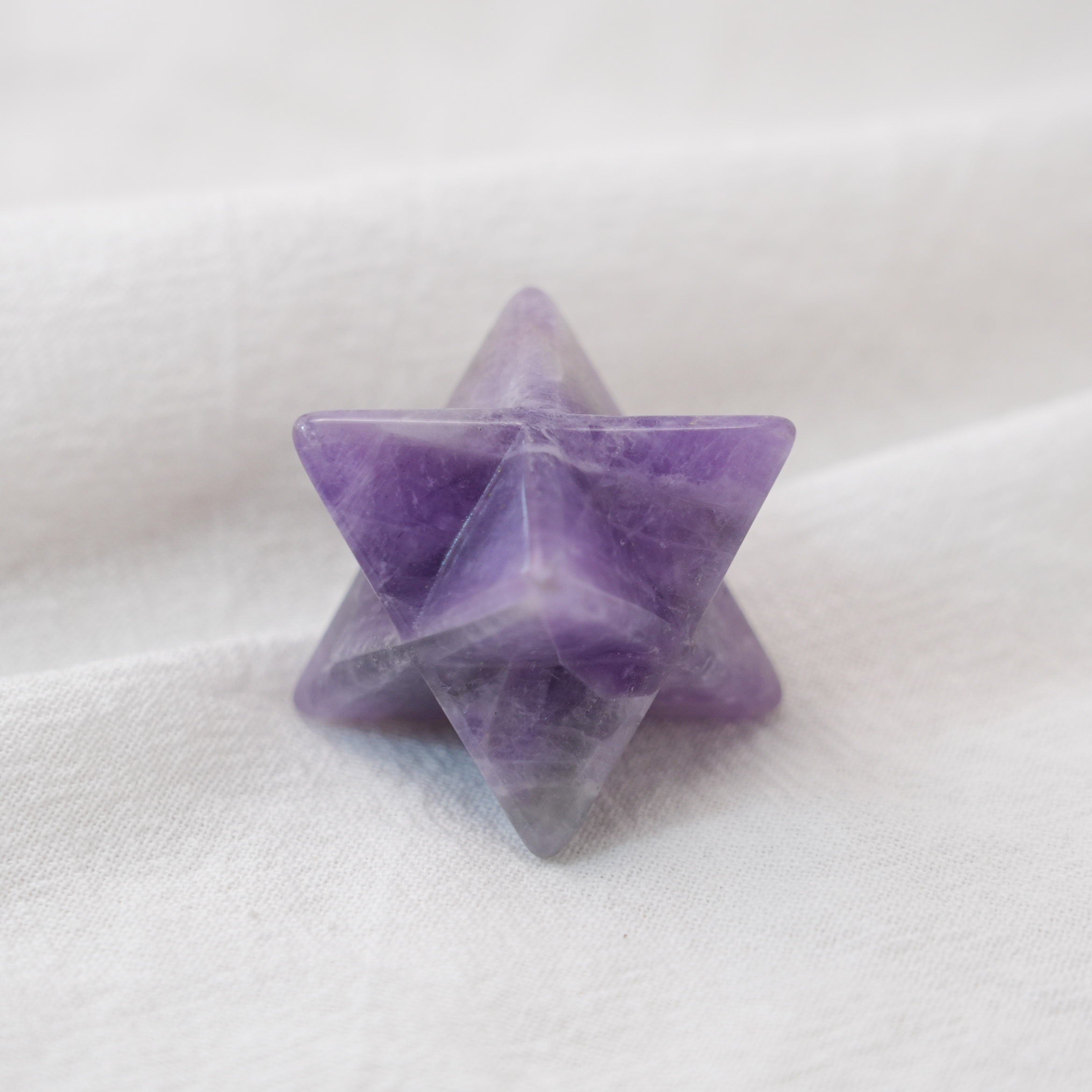 Dream Amethyst Merkaba for spiritual protection and intuition