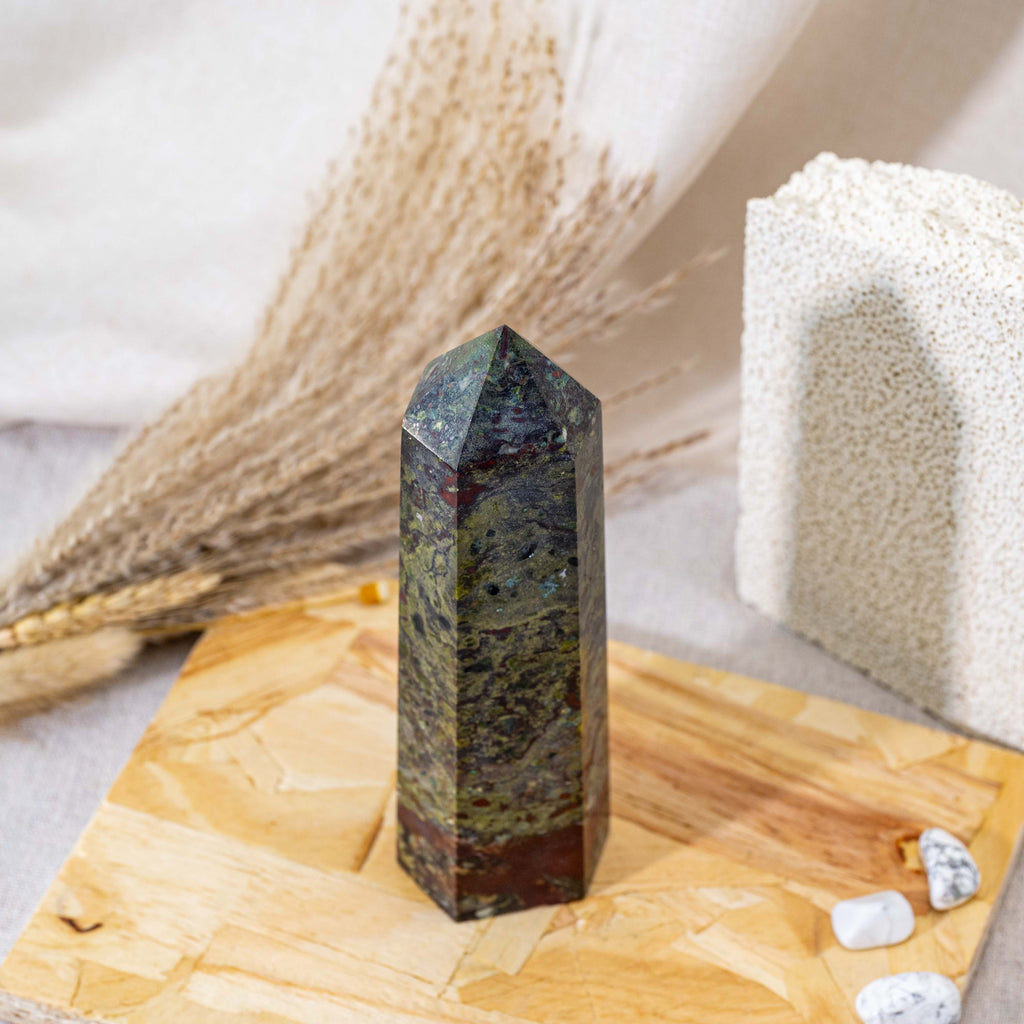  The Dragon Blood Stone Tower is ideal for enhancing spiritual growth and deepening one’s connection to the Earth