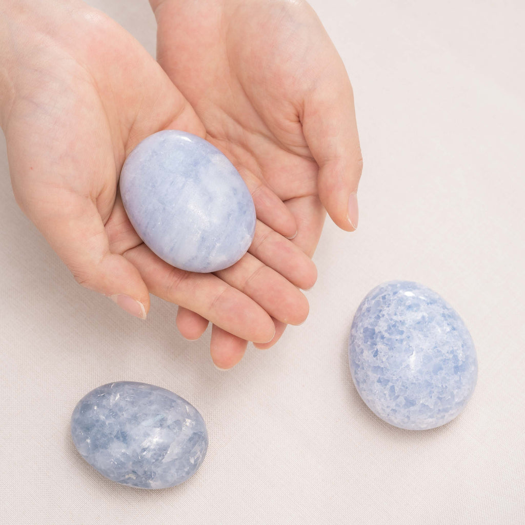Blue Calcite Crystal - Negative Energy Cleansing