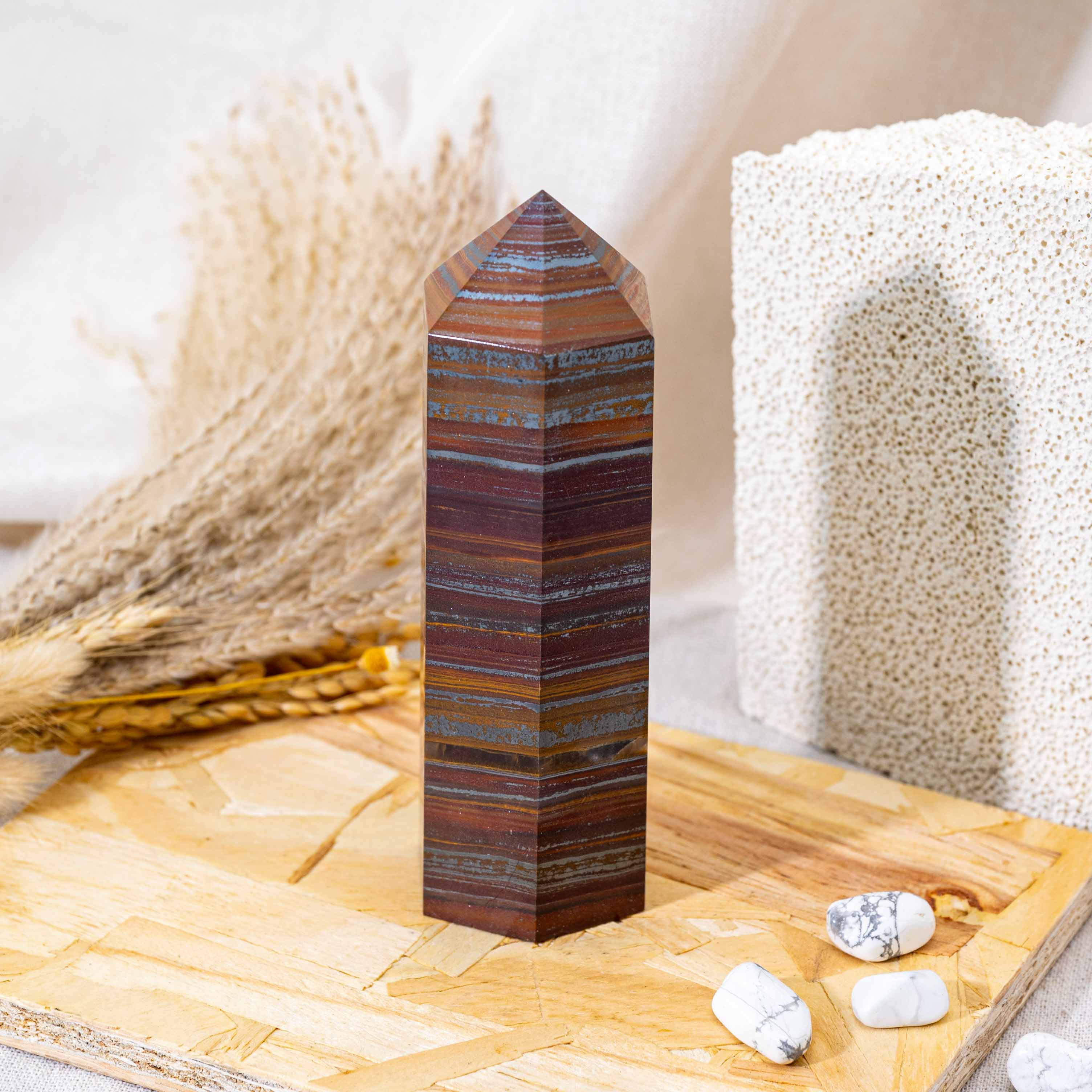 This unique crystal tower is perfect for meditation, fostering a sense of inner strength and mental clarity