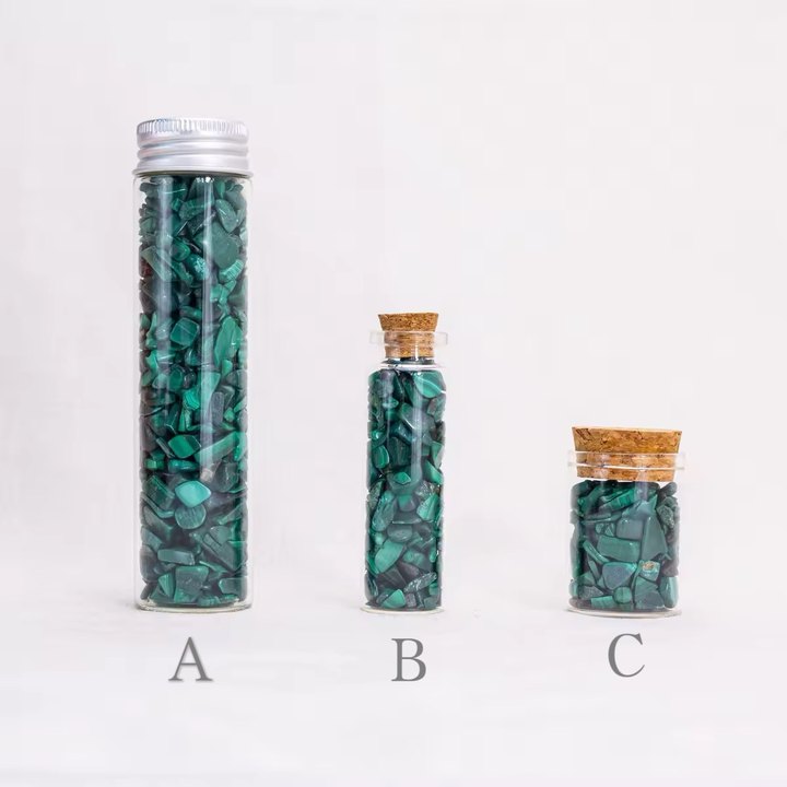 These green Malachite Chips are perfect for energy cleansing and transformation.