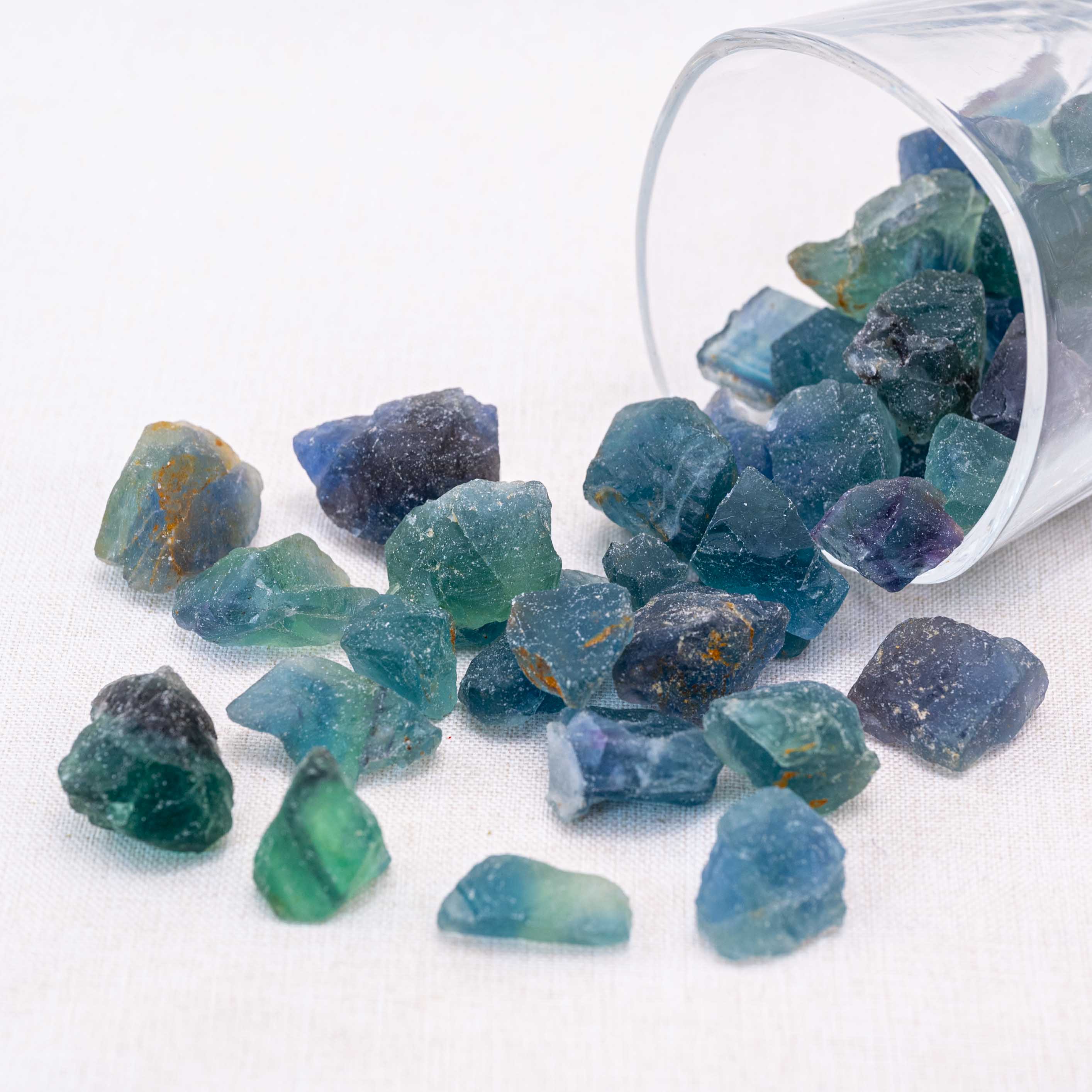 Fluorite Raw Stone is known for its diverse colors and patterns