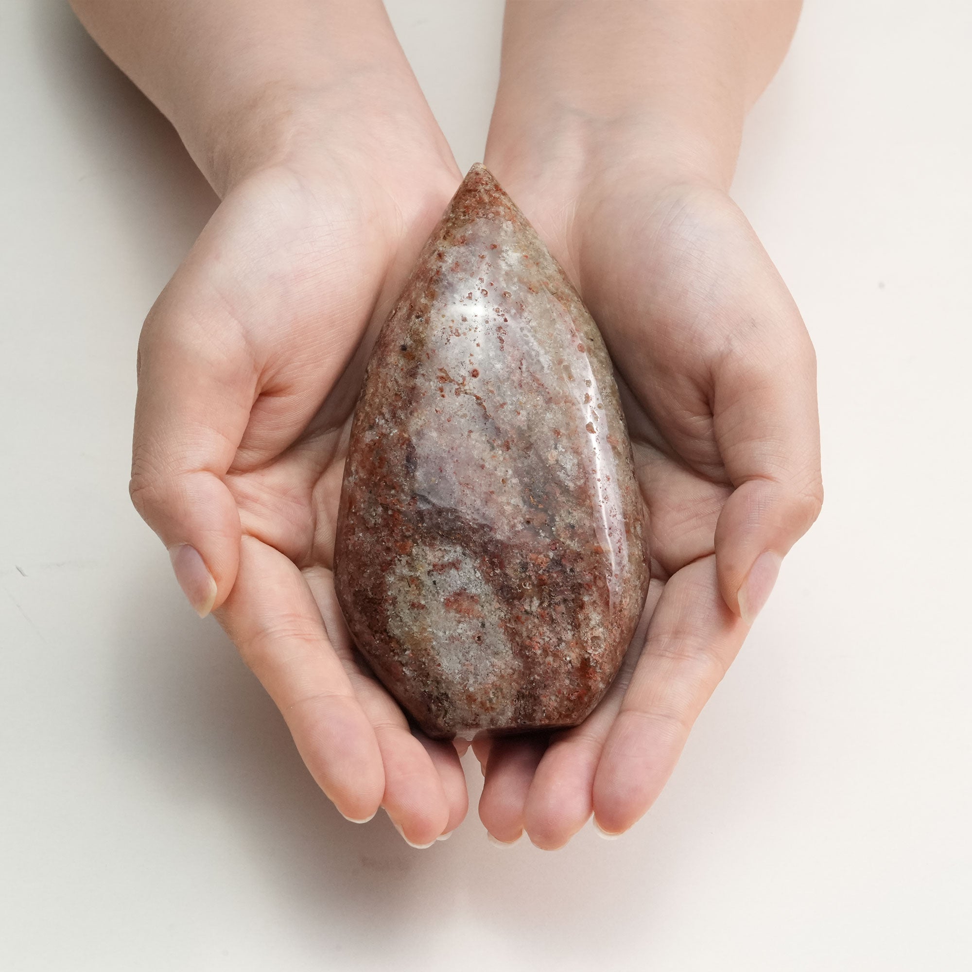 Thousand Layers Phantom Quartz Sculpture, a symbol of spiritual growth
