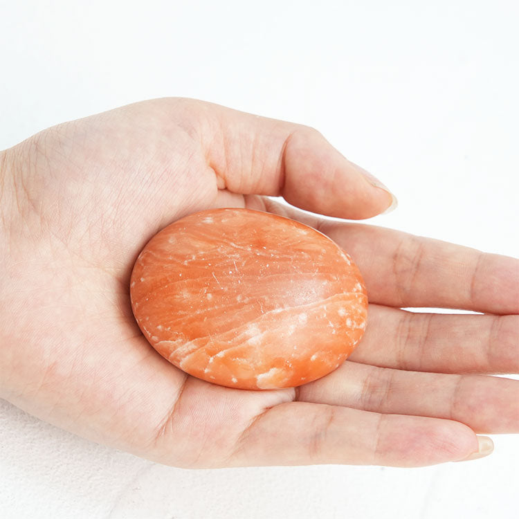 Vibrant dyed red selenite crystal for enhancing love and relationships