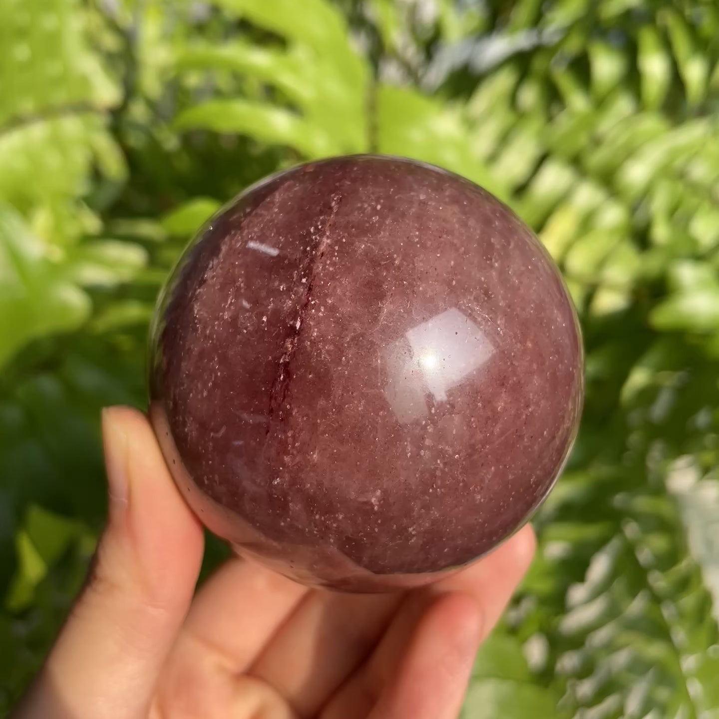Strawberry Quartz Sphere