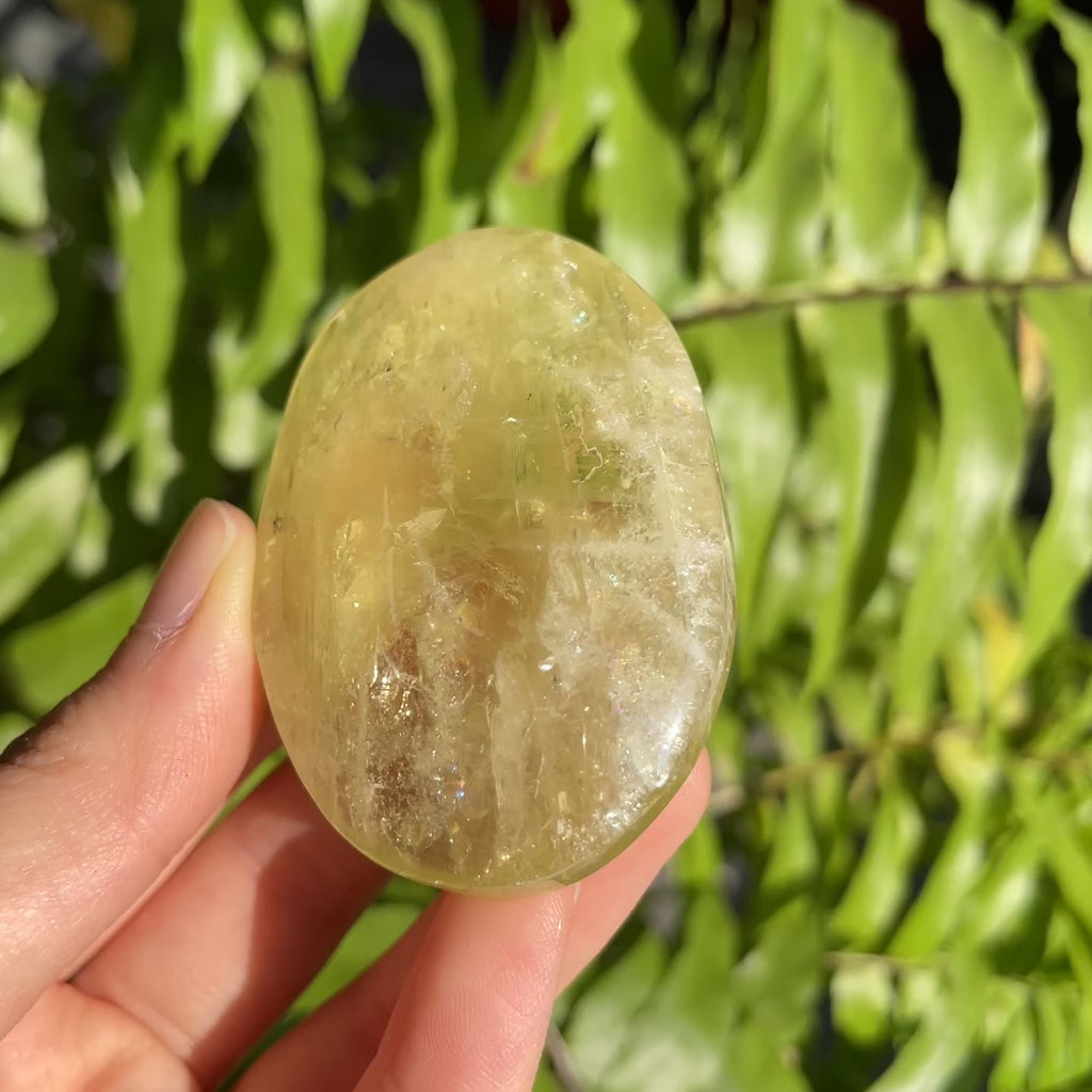 Citrine Palmstone